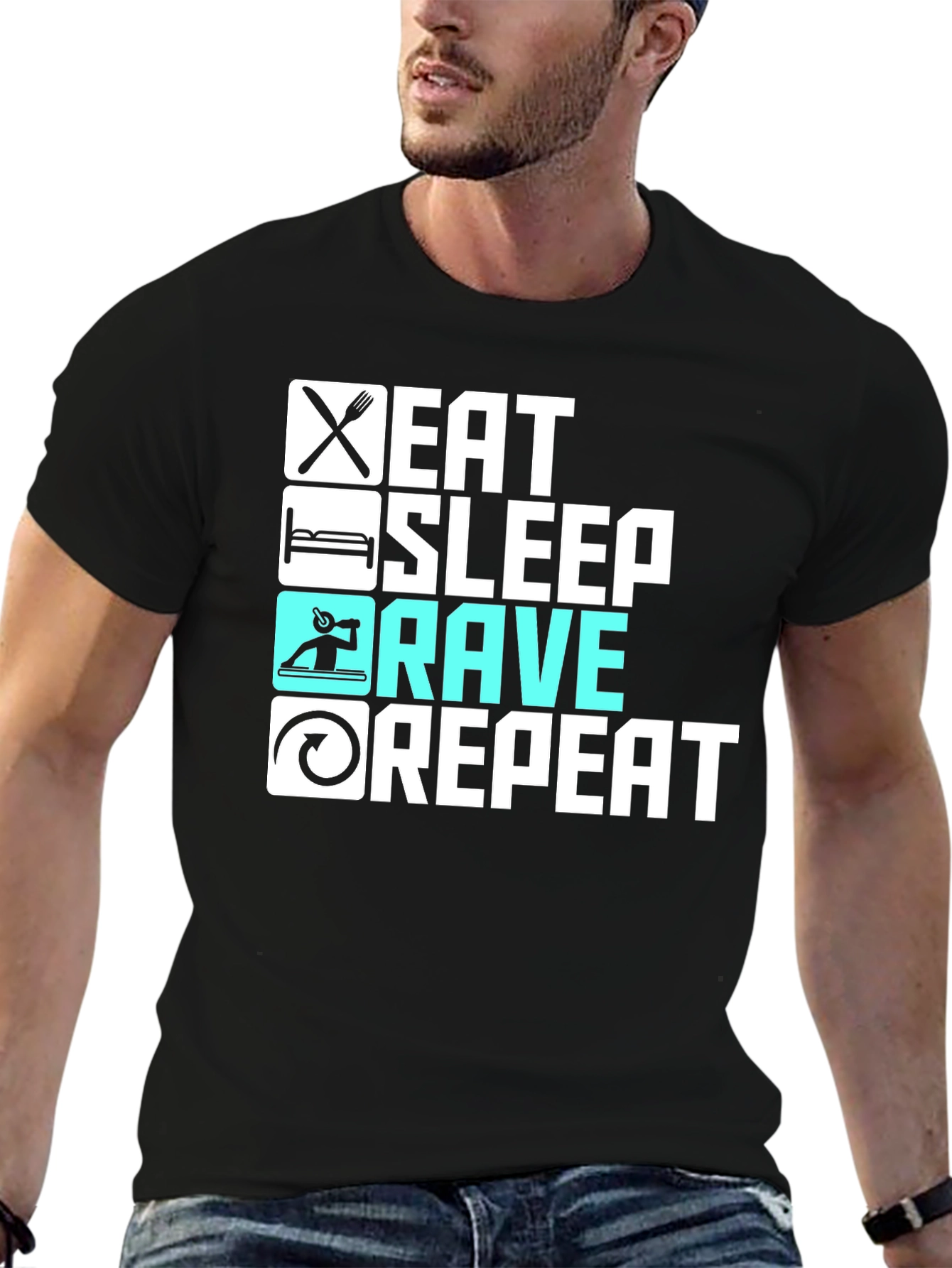 Eat Sleep Rave Repeat T-Shirt