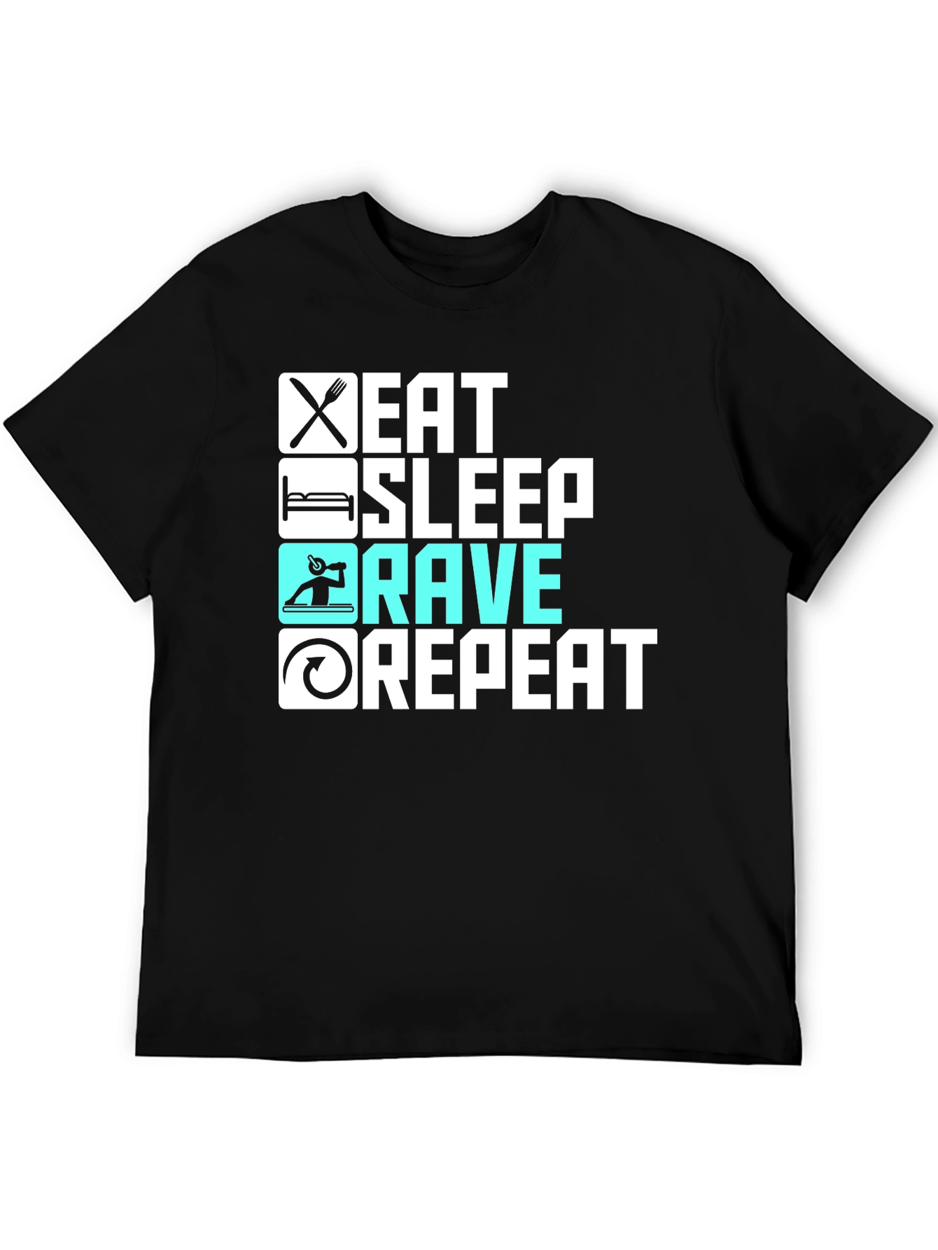 Eat Sleep Rave Repeat T-Shirt