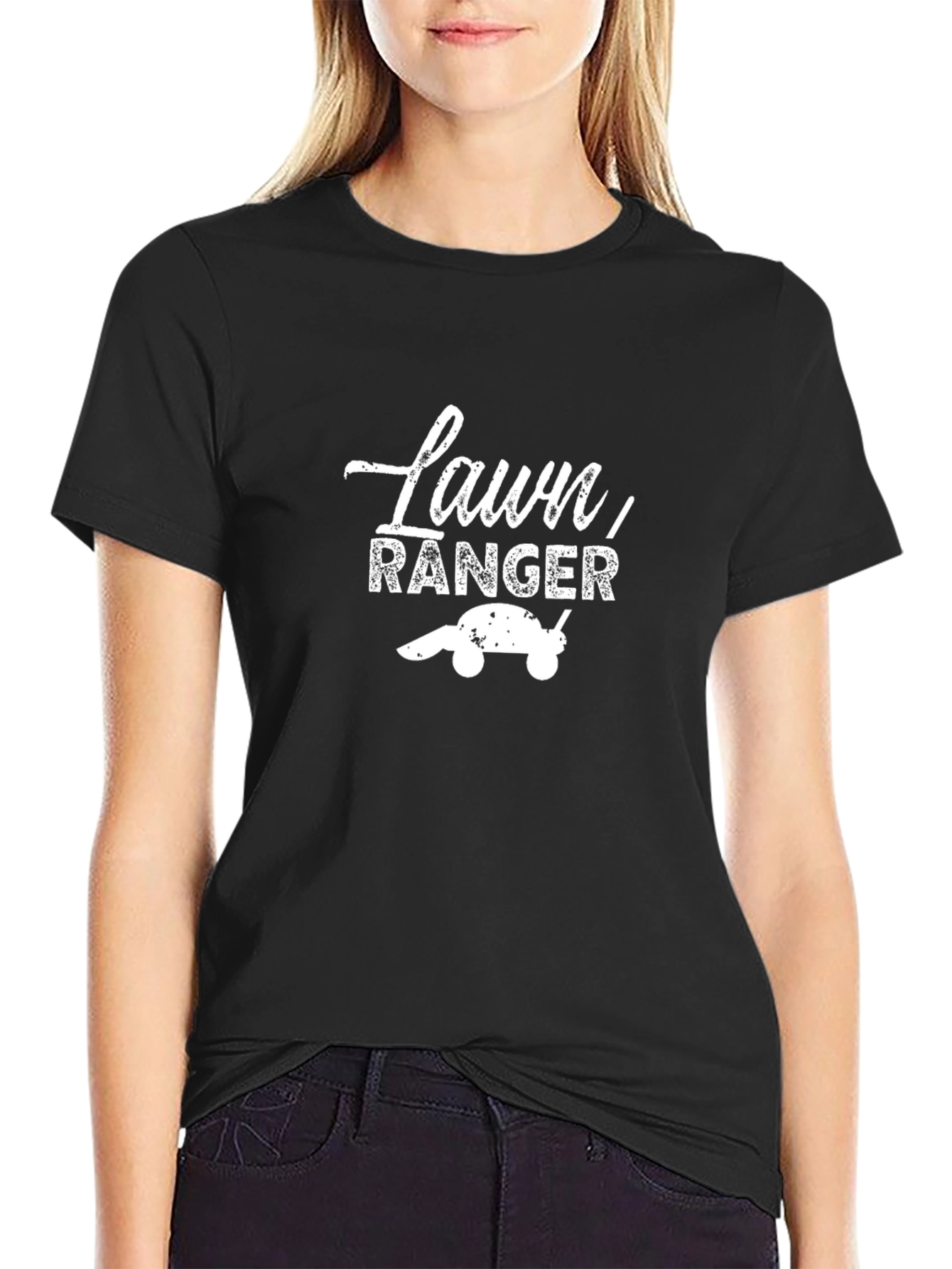 Lawn Ranger T-Shirt - Mowing Humor Tee