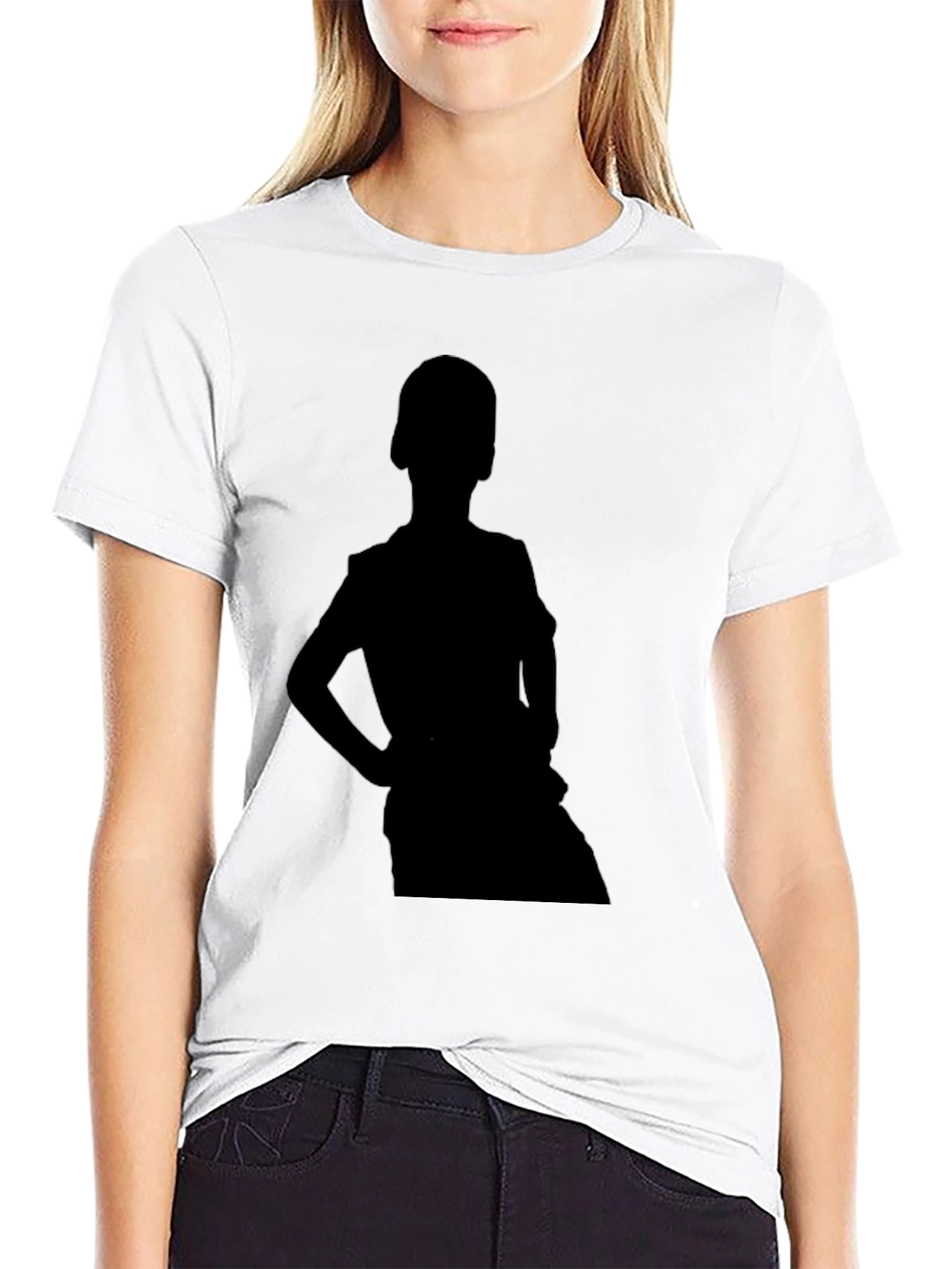 Black Silhouette Graphic Tee