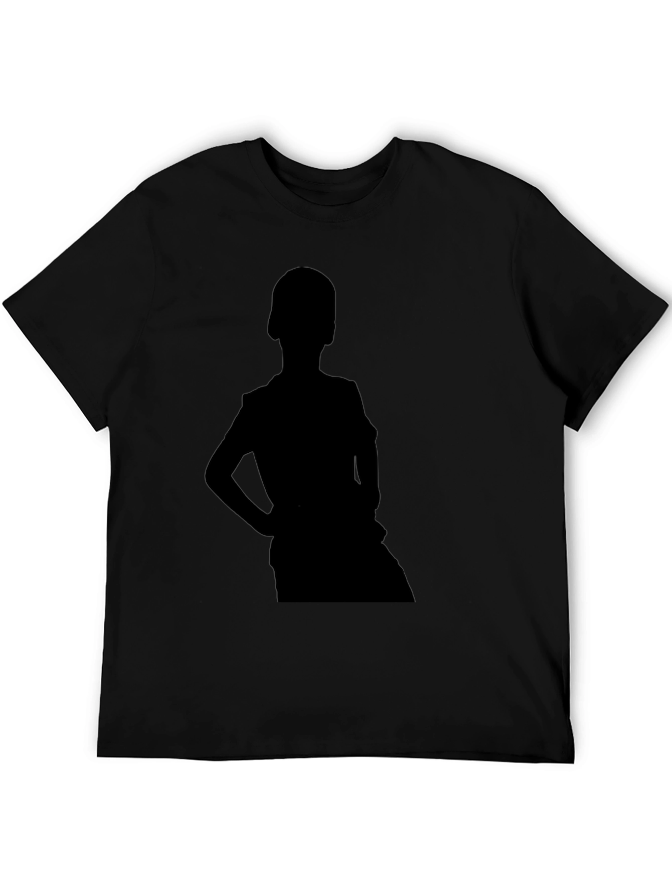 Black Silhouette Graphic Tee