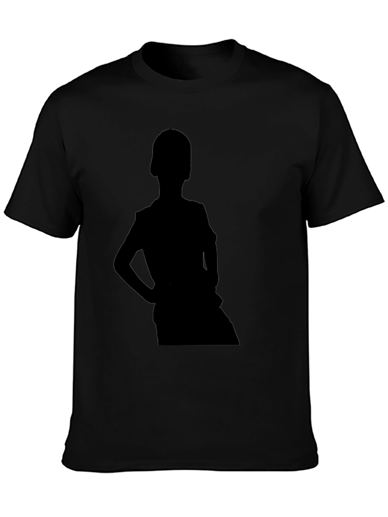 Black Silhouette Graphic Tee