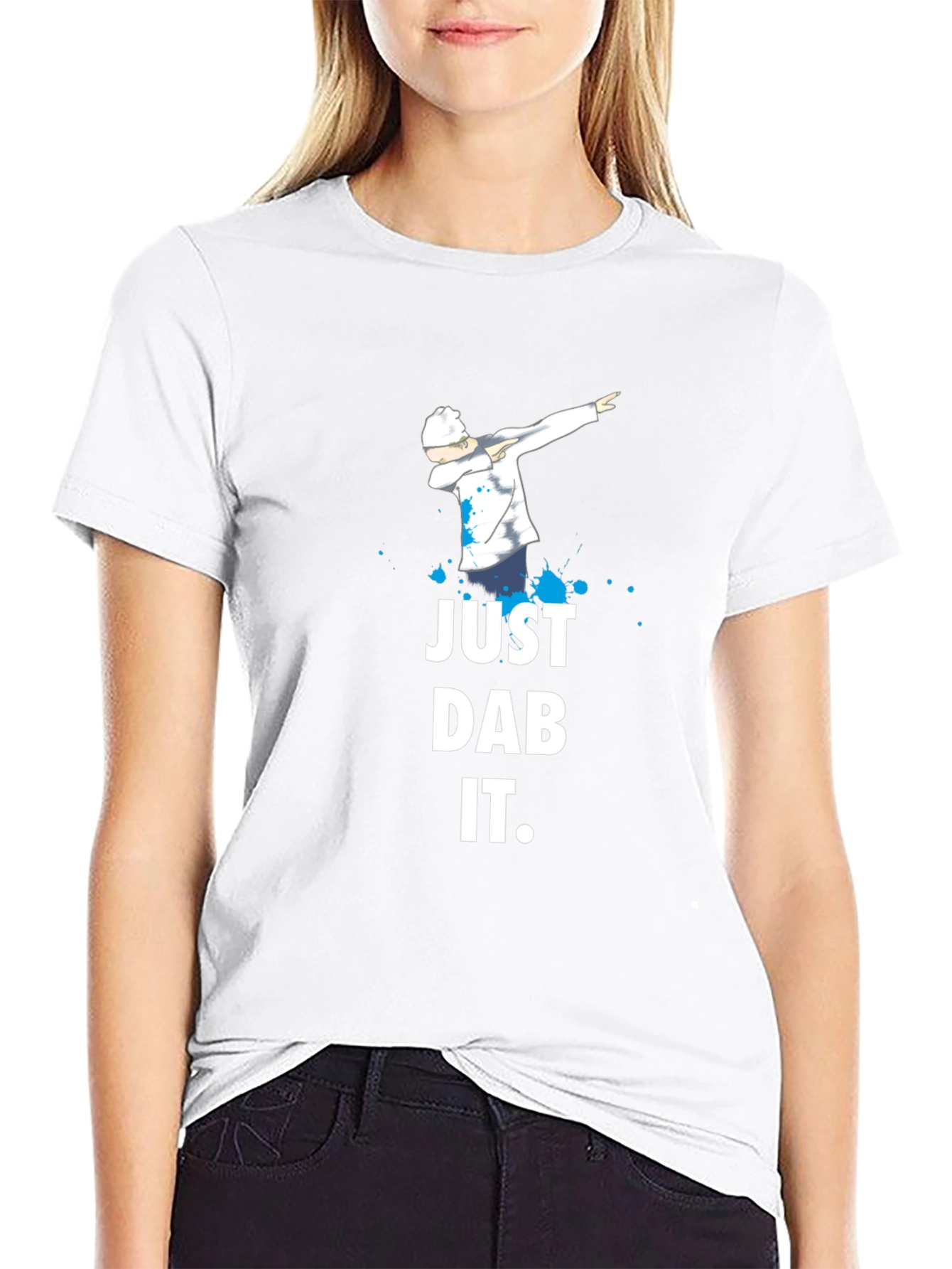 Just Dab It T-Shirt - Trendy Graphic Tee