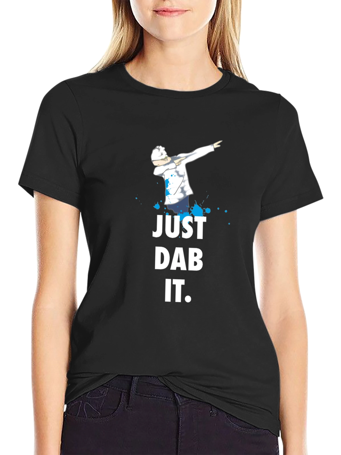 Just Dab It T-Shirt - Trendy Graphic Tee