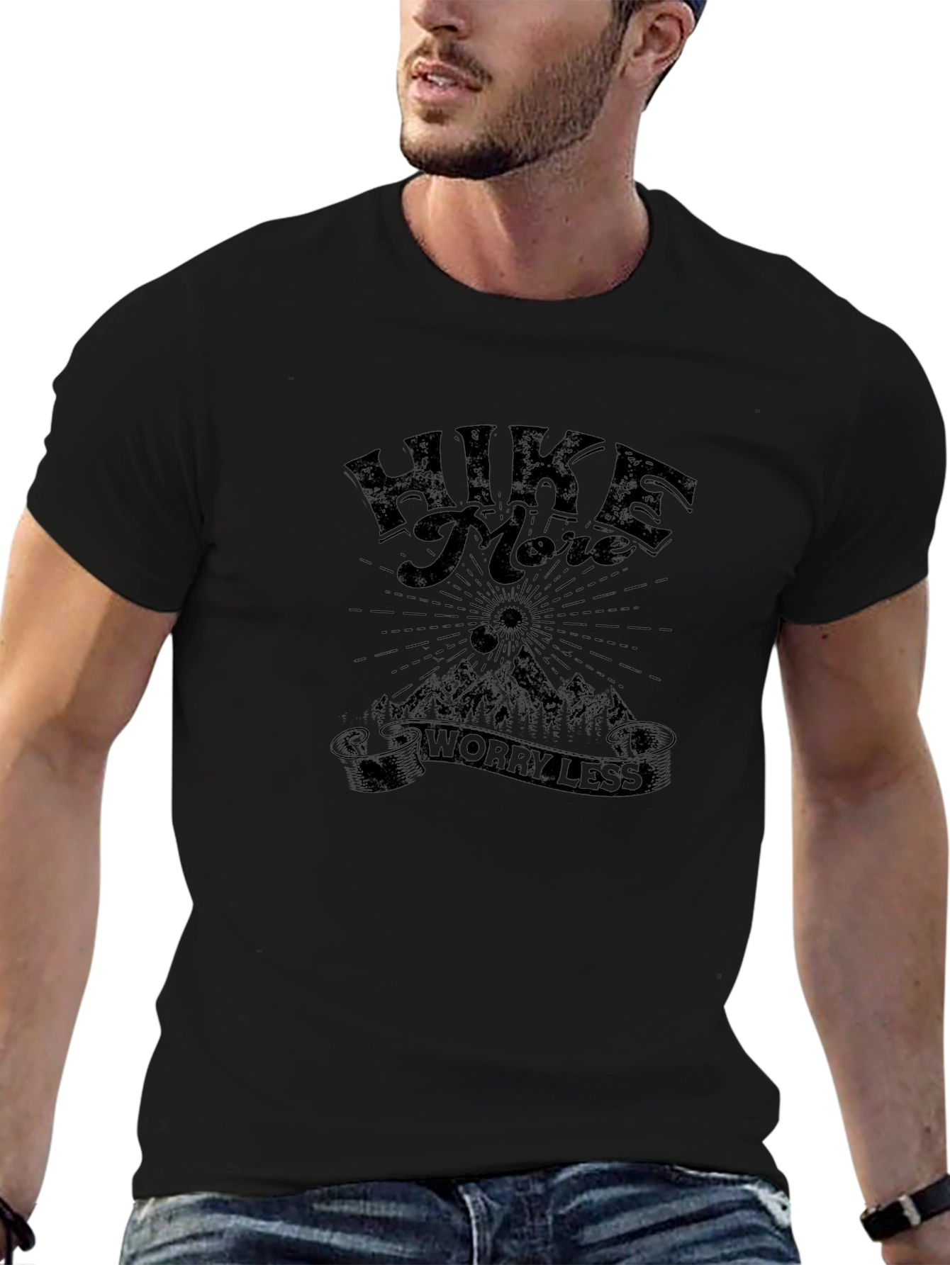 Hike More Worry Less Graphic Tee
