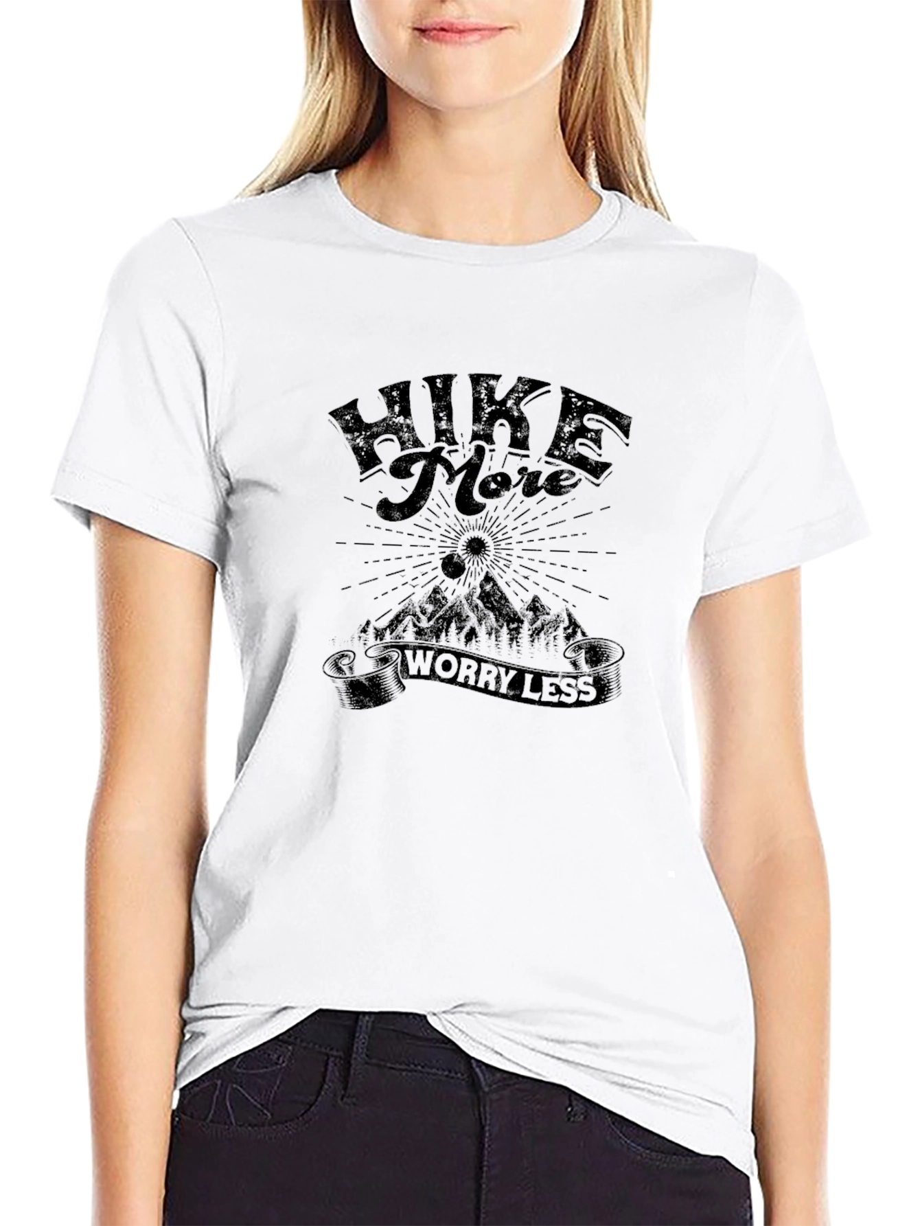Hike More Worry Less Graphic Tee