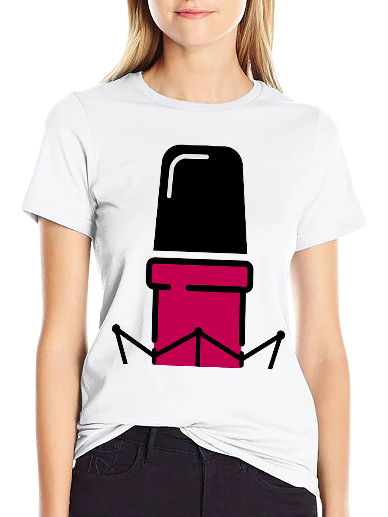Modern Retro Microphone Graphic Tee