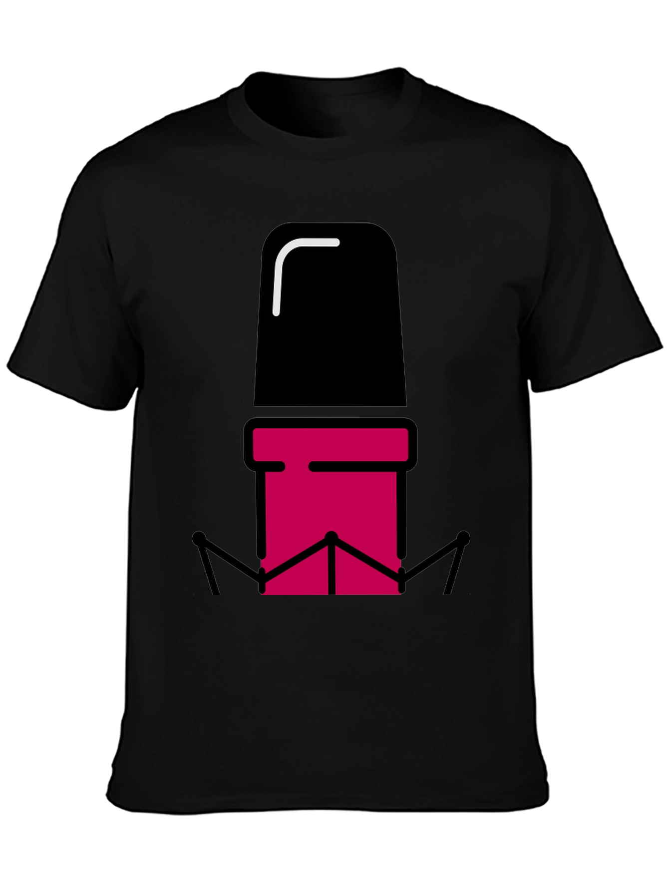 Modern Retro Microphone Graphic Tee