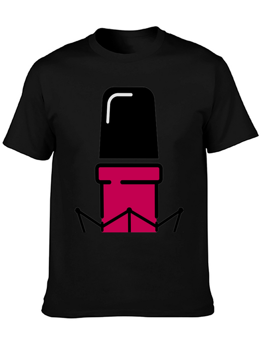 Modern Retro Microphone Graphic Tee