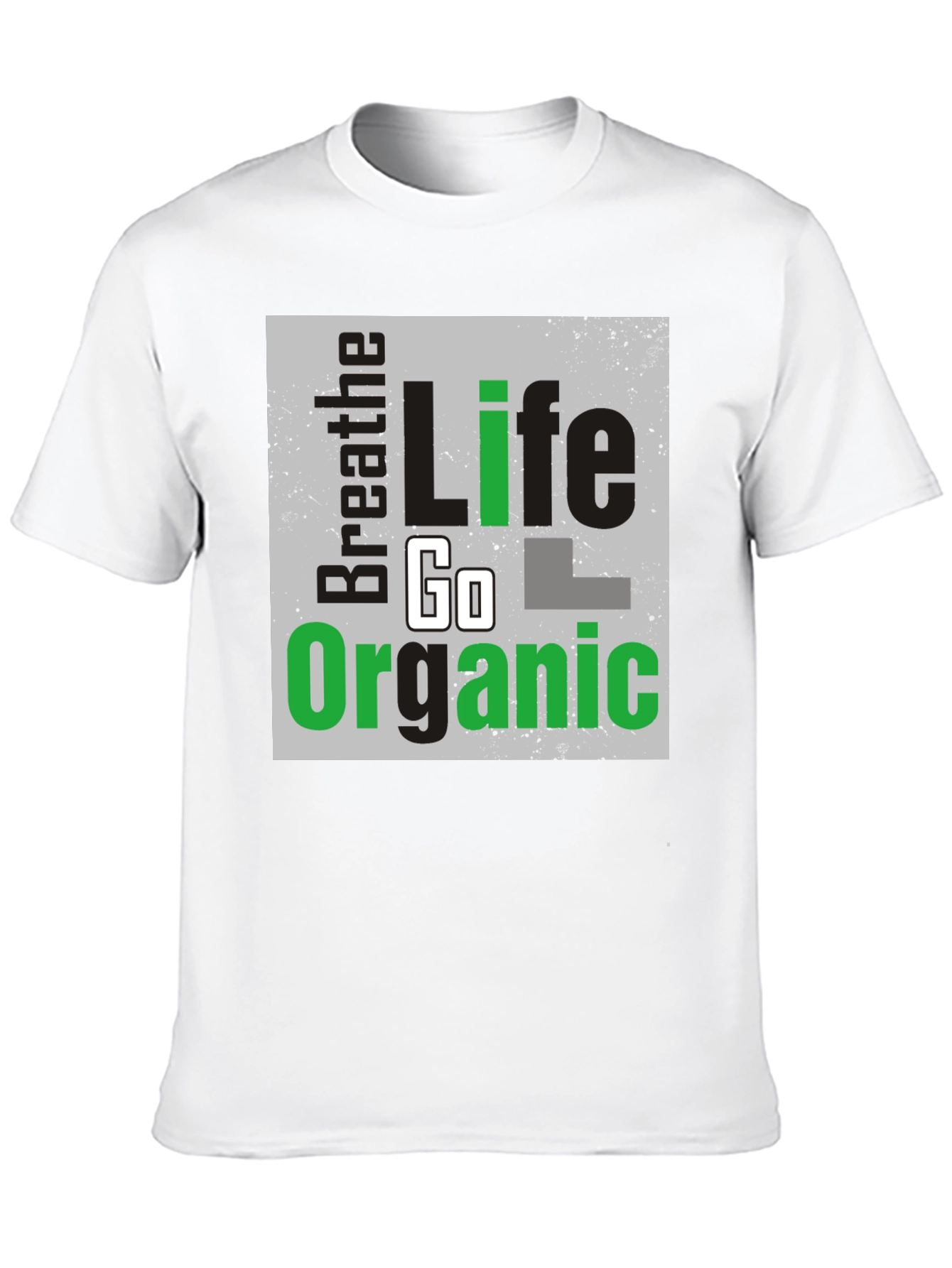 Breathe Life Go Organic Black T-Shirt