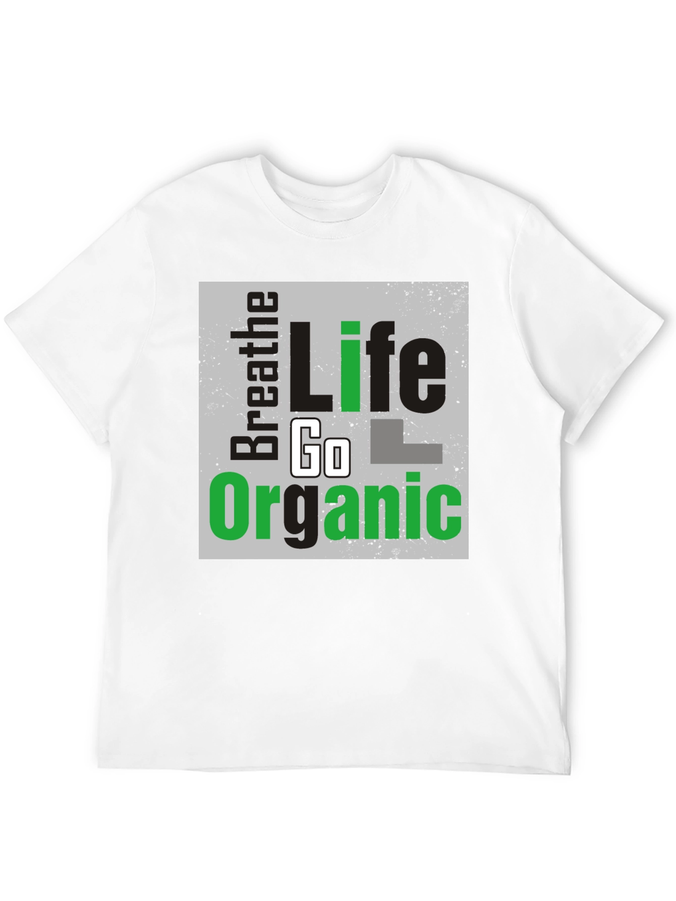 Breathe Life Go Organic Black T-Shirt