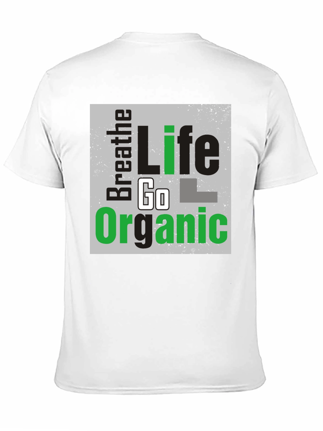 Breathe Life Go Organic Black T-Shirt