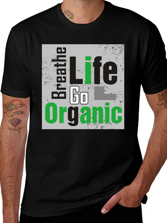 Breathe Life Go Organic Black T-Shirt