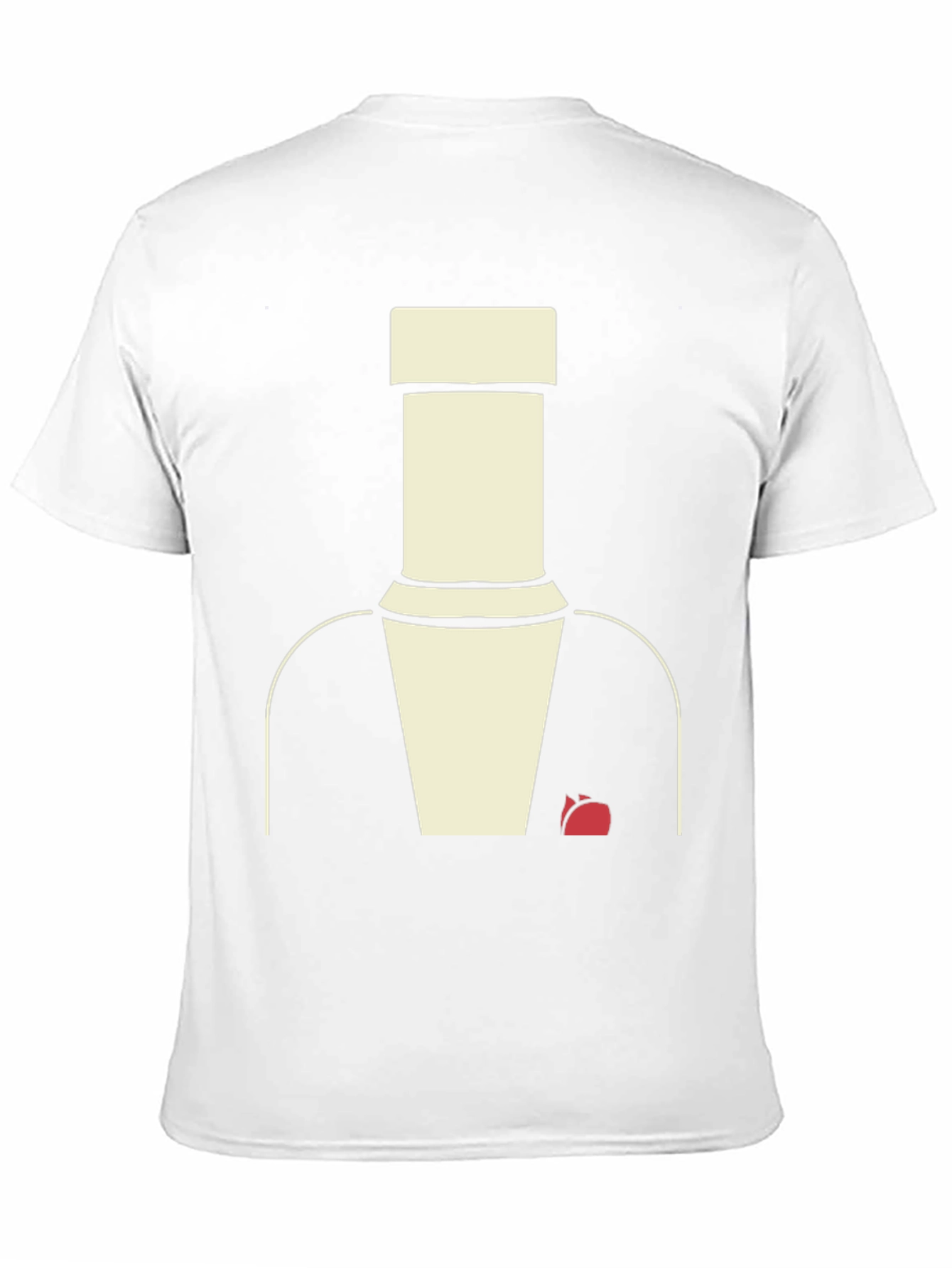 Abstract Suit T-Shirt - Modern Minimalist Style