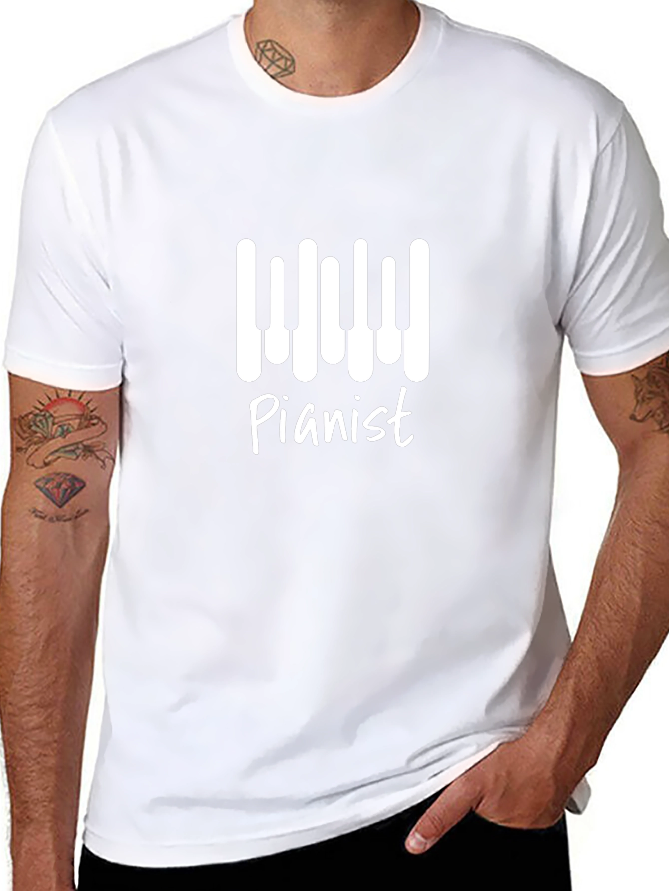 Pianist T-Shirt - Music Lover Tee