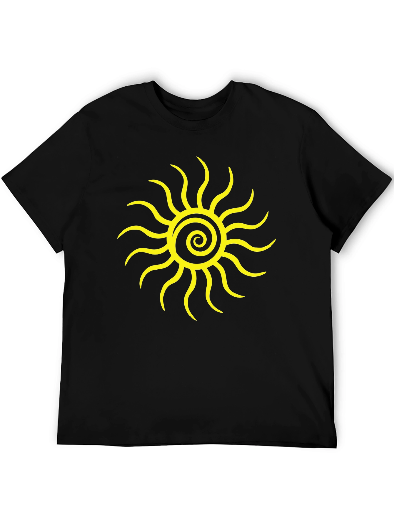 Sun Graphic Black T-Shirt