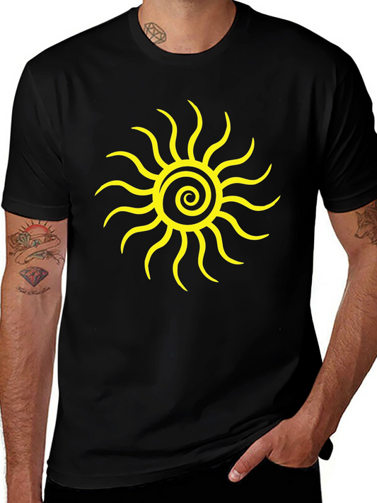Sun Graphic Black T-Shirt