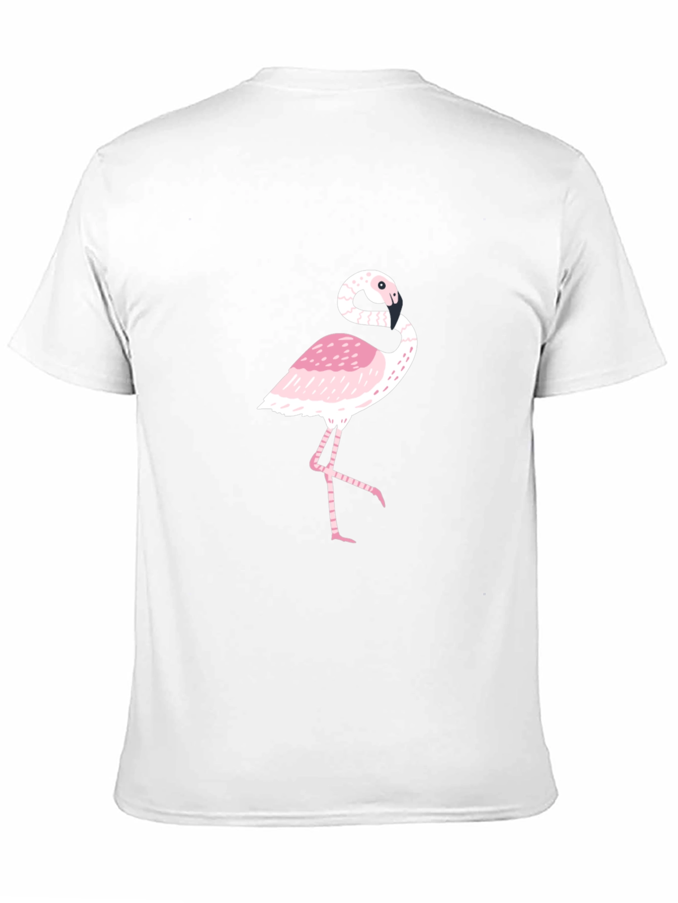 Flamingo Graphic Black T-Shirt