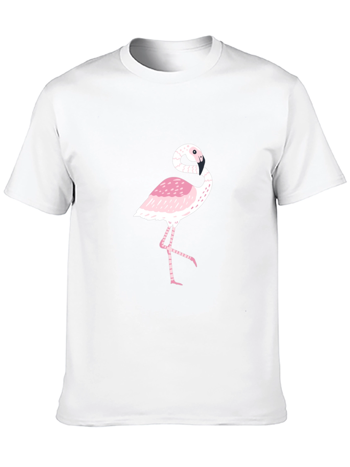 Flamingo Graphic Black T-Shirt