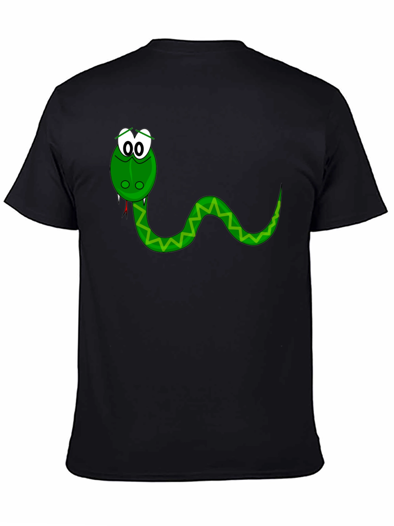 Cartoon Snake Graphic T-Shirt