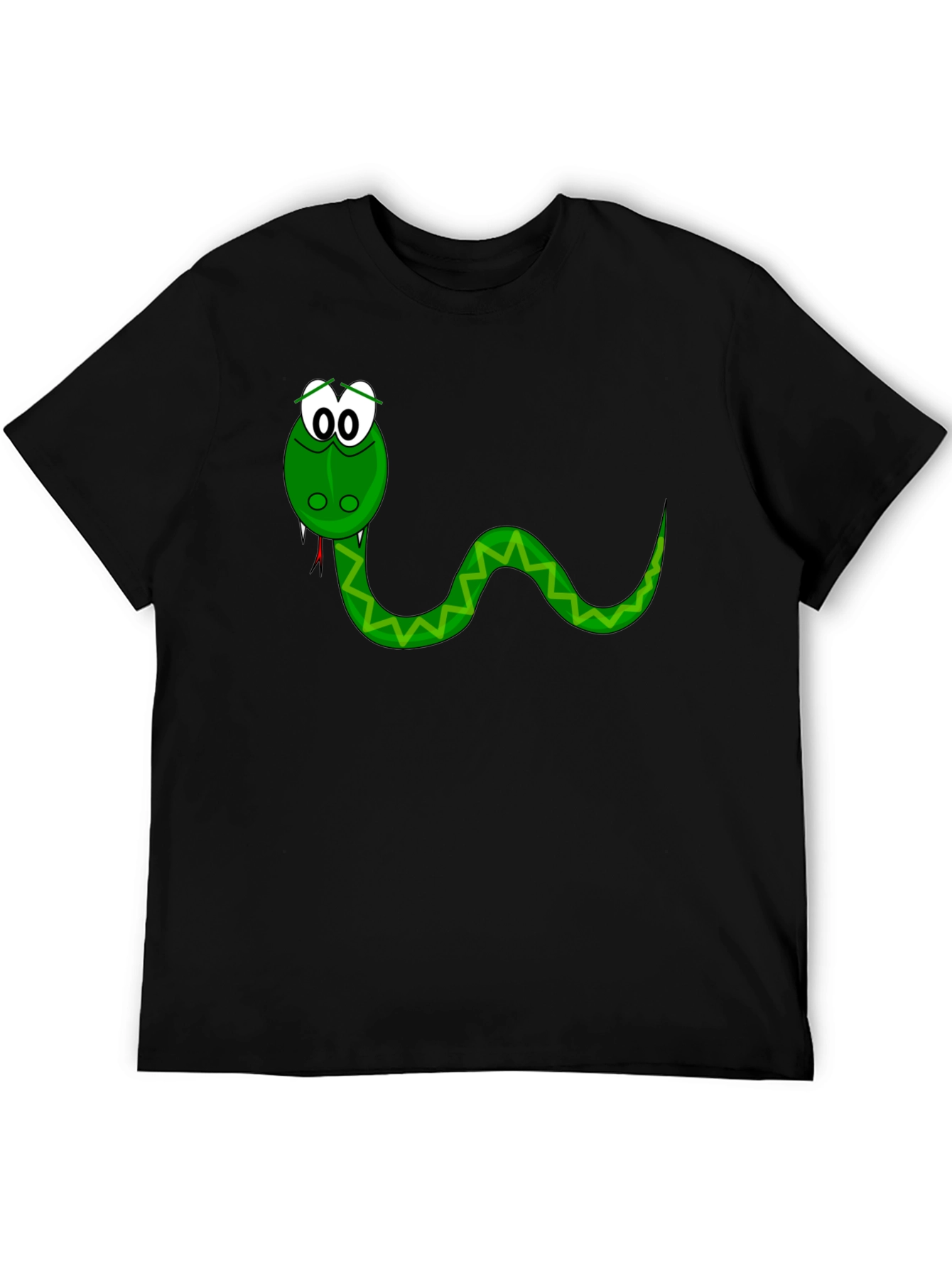 Cartoon Snake Graphic T-Shirt