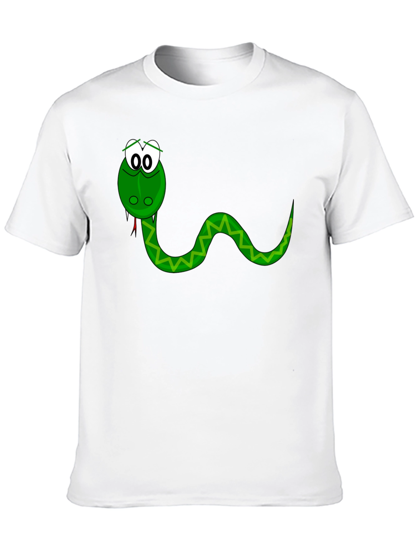 Cartoon Snake Graphic T-Shirt