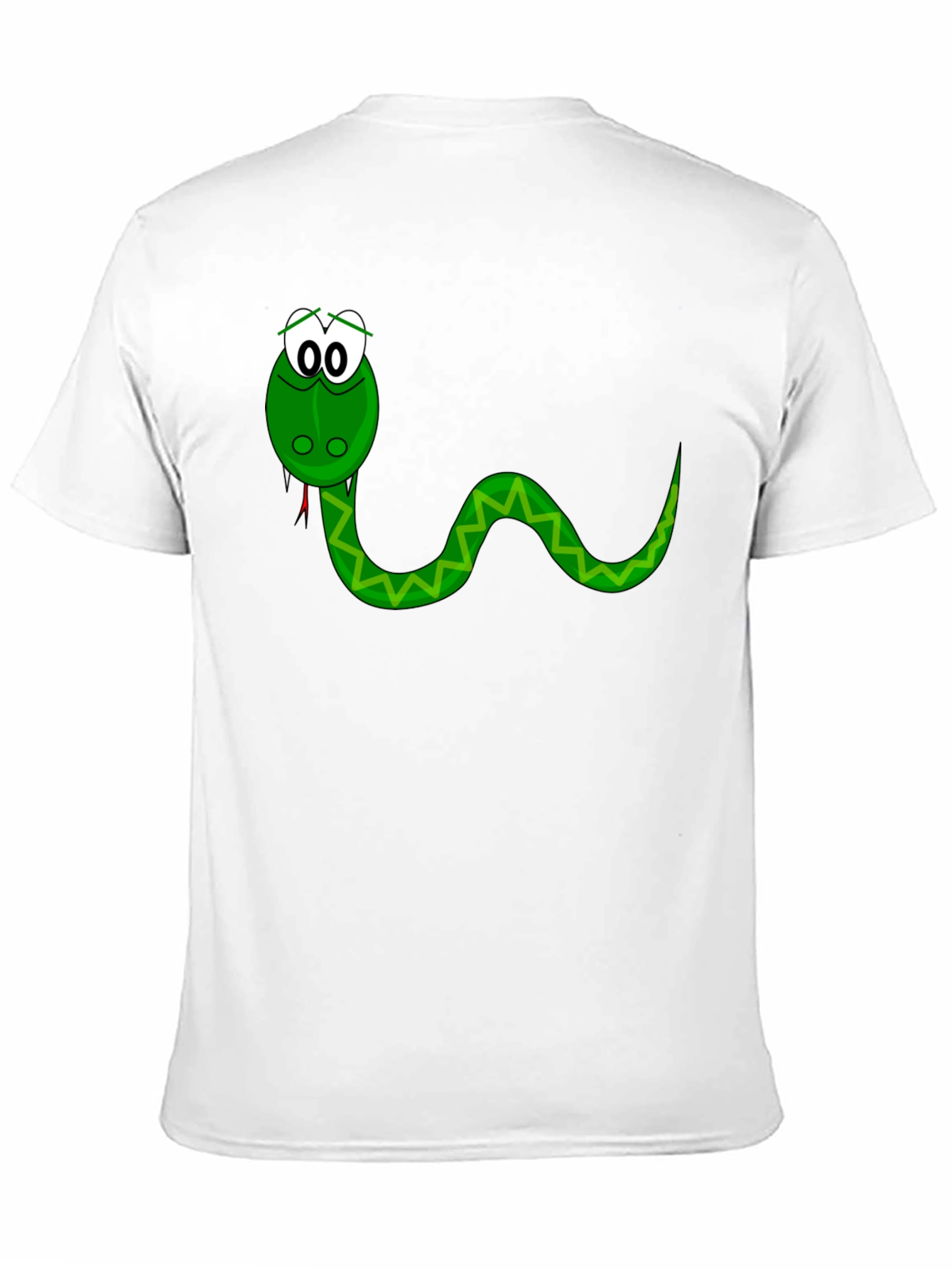 Cartoon Snake Graphic T-Shirt