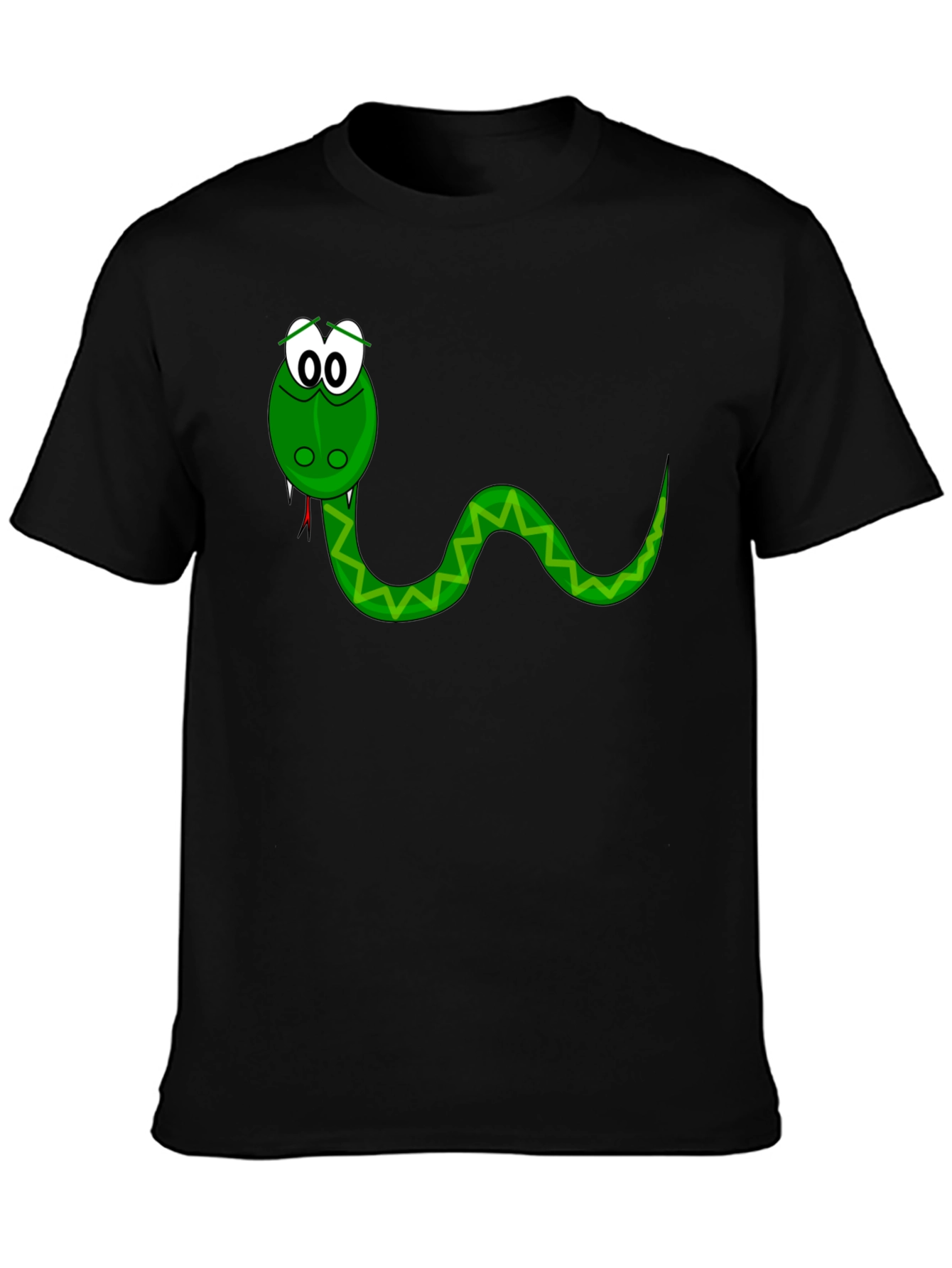 Cartoon Snake Graphic T-Shirt