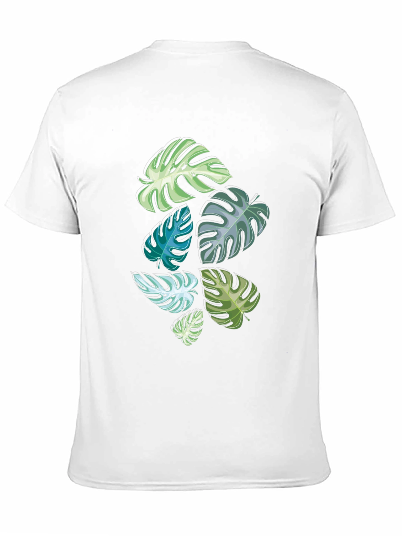 Tropical Monstera Leaf Graphic Tee