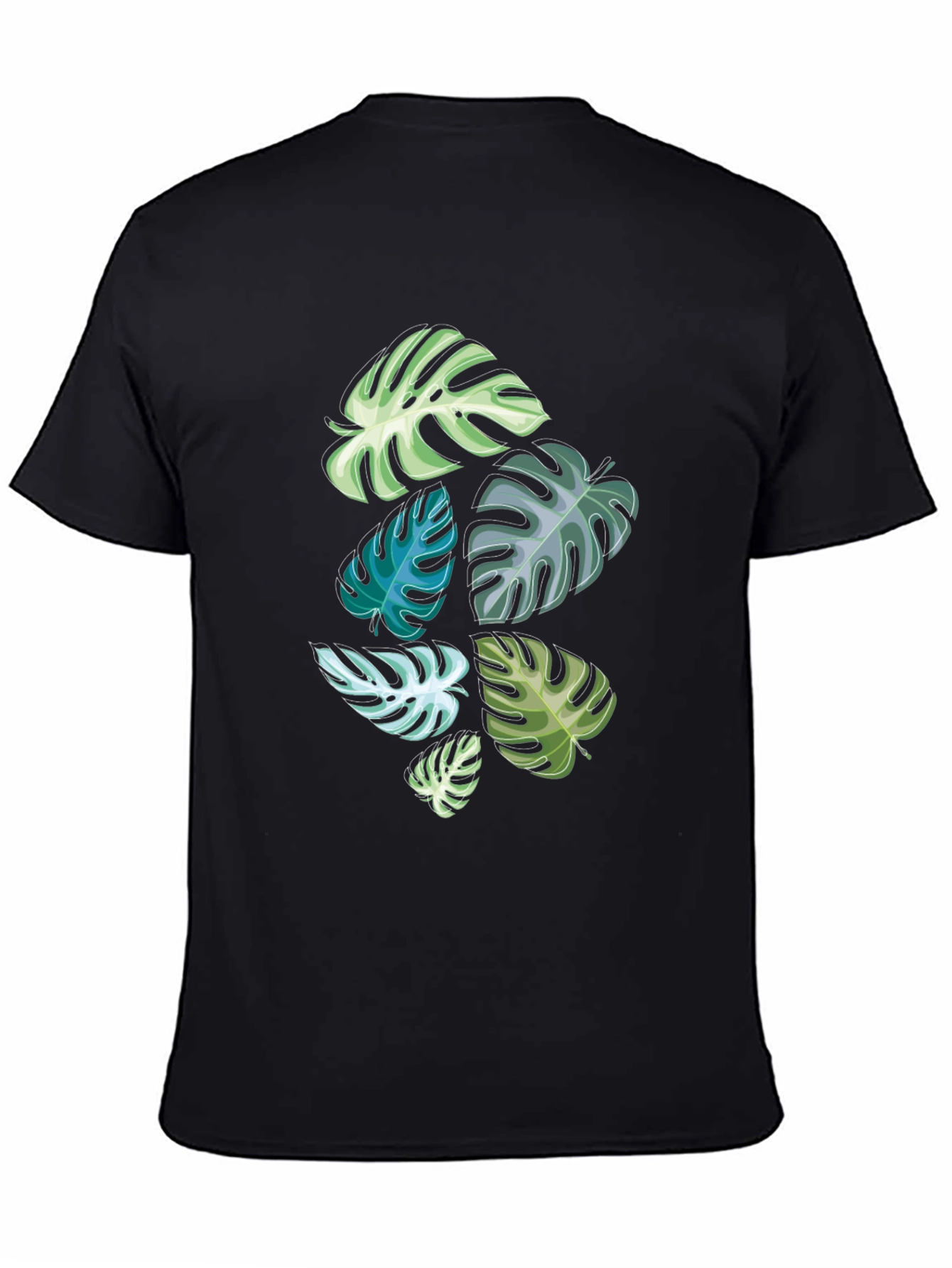 Tropical Monstera Leaf Graphic Tee