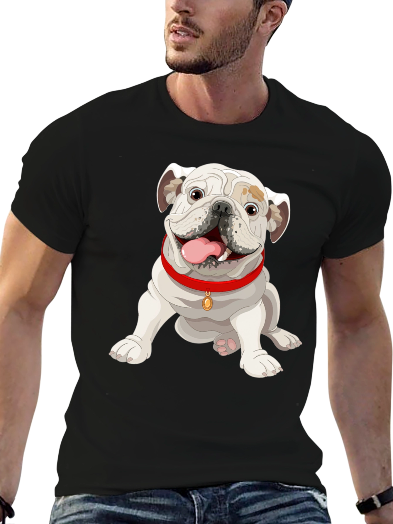 Bulldog Graphic Tee - Cute Dog Lover Shirt