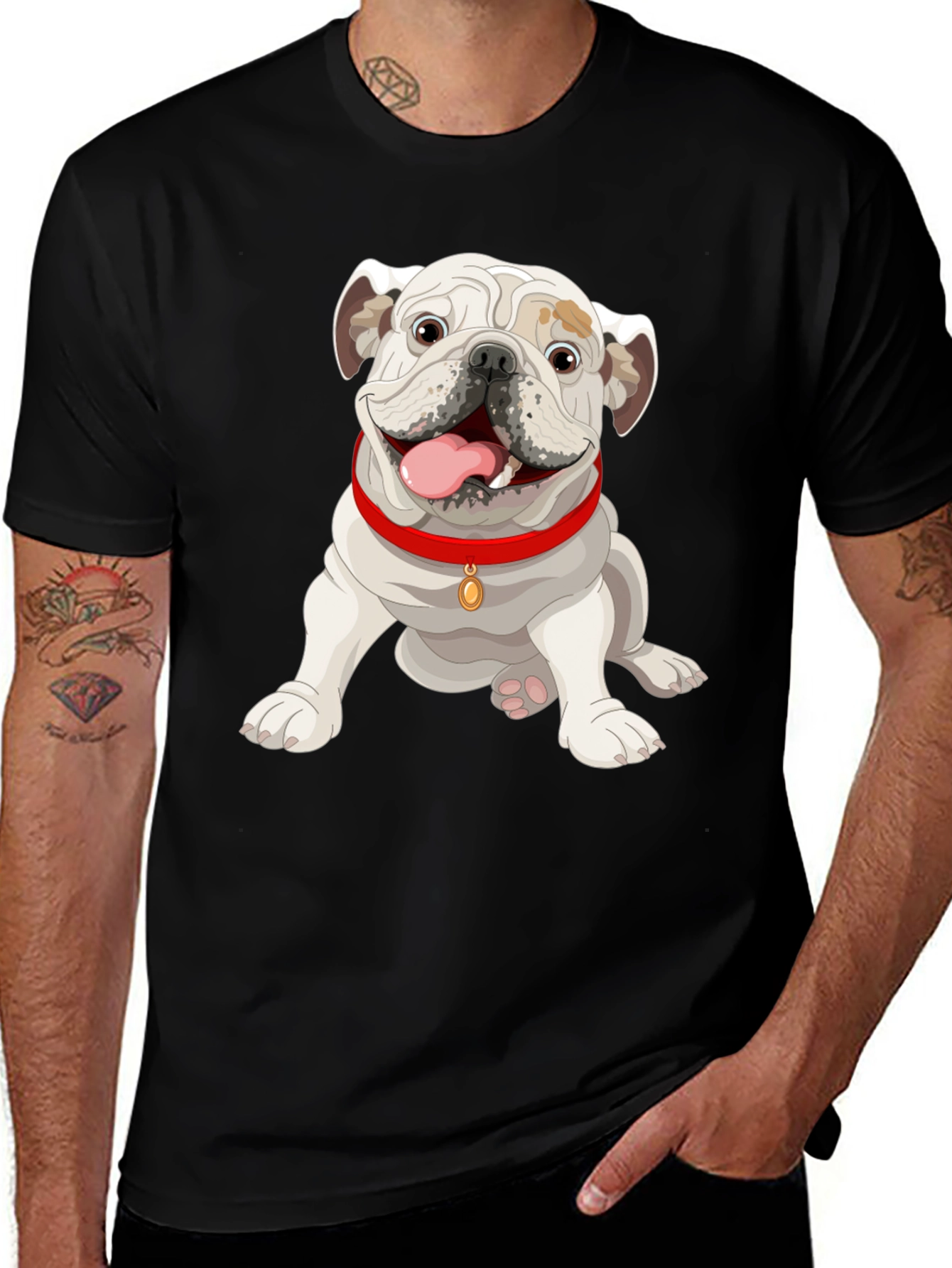 Bulldog Graphic Tee - Cute Dog Lover Shirt