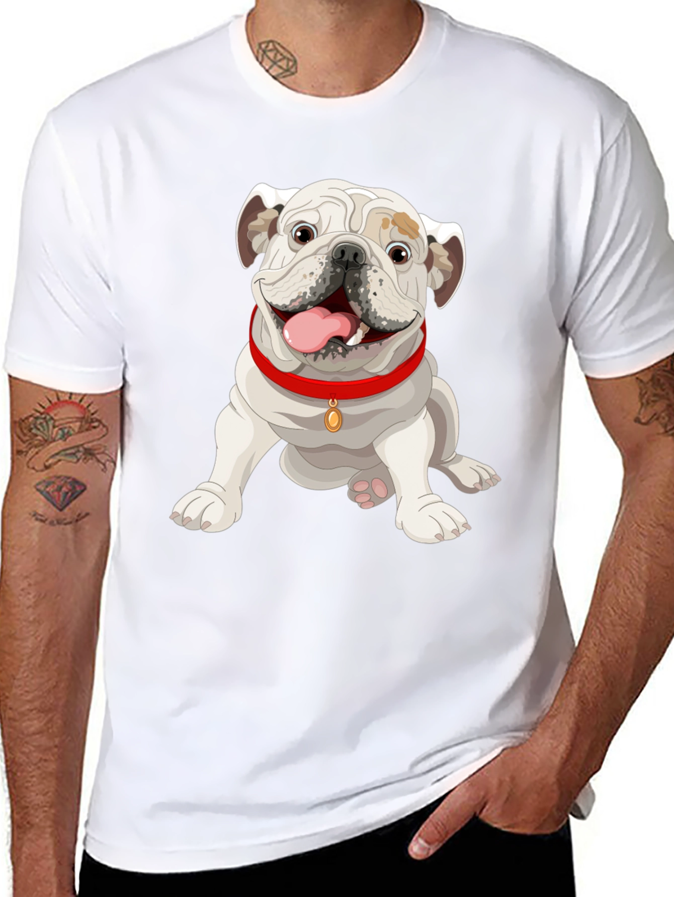 Bulldog Graphic Tee - Cute Dog Lover Shirt