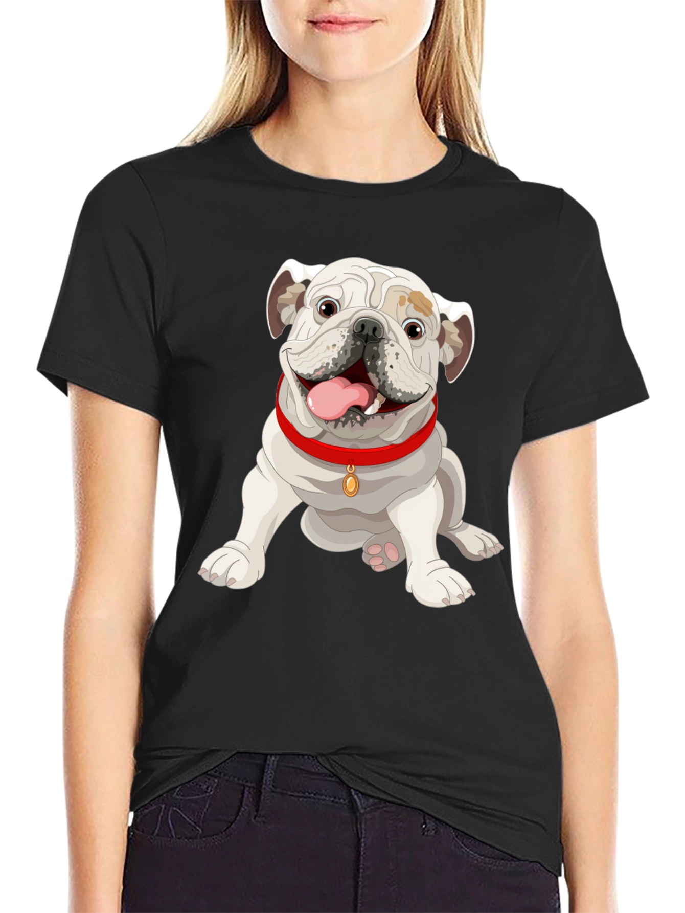 Bulldog Graphic Tee - Cute Dog Lover Shirt
