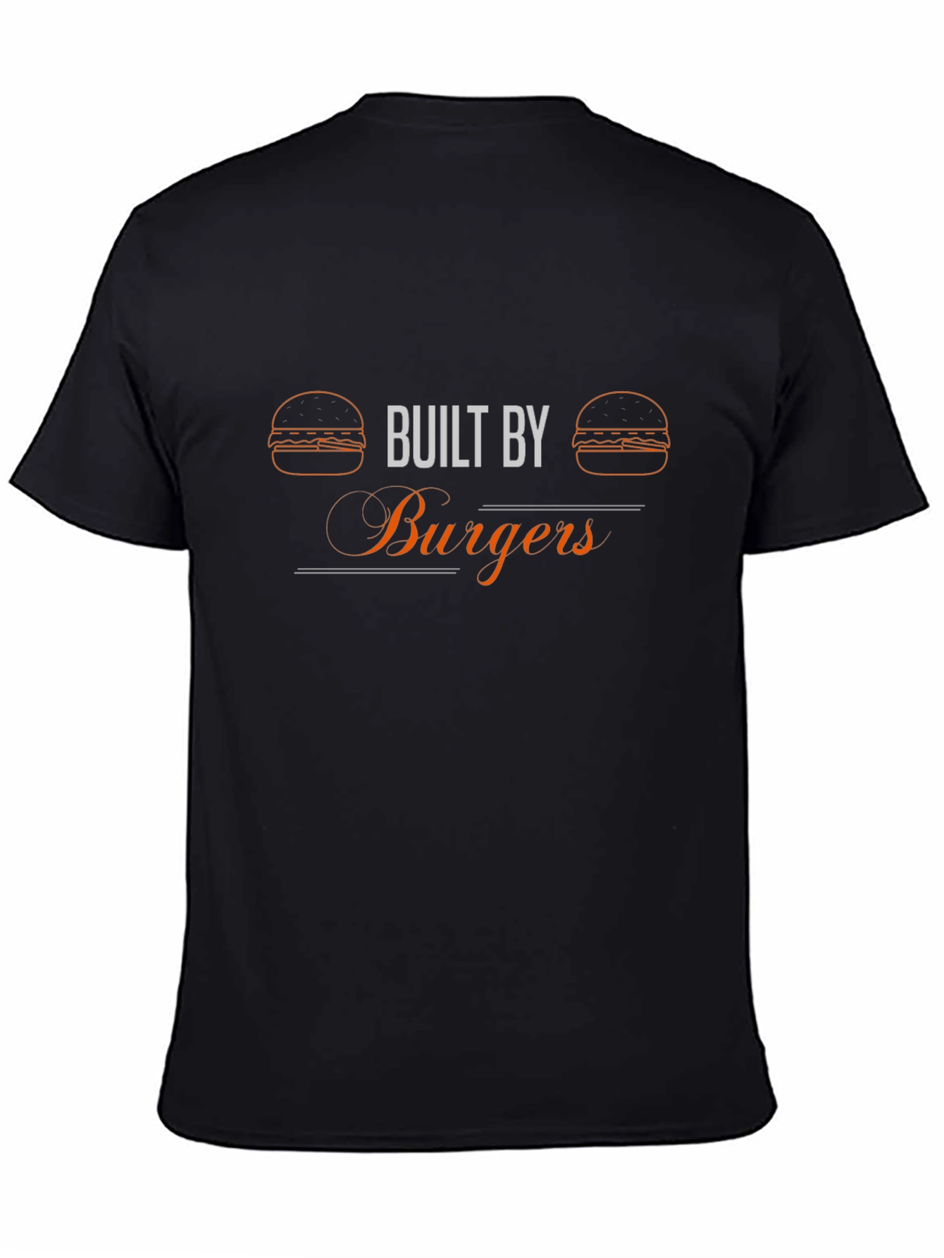 Built By Burgers Graphic Tee - Black