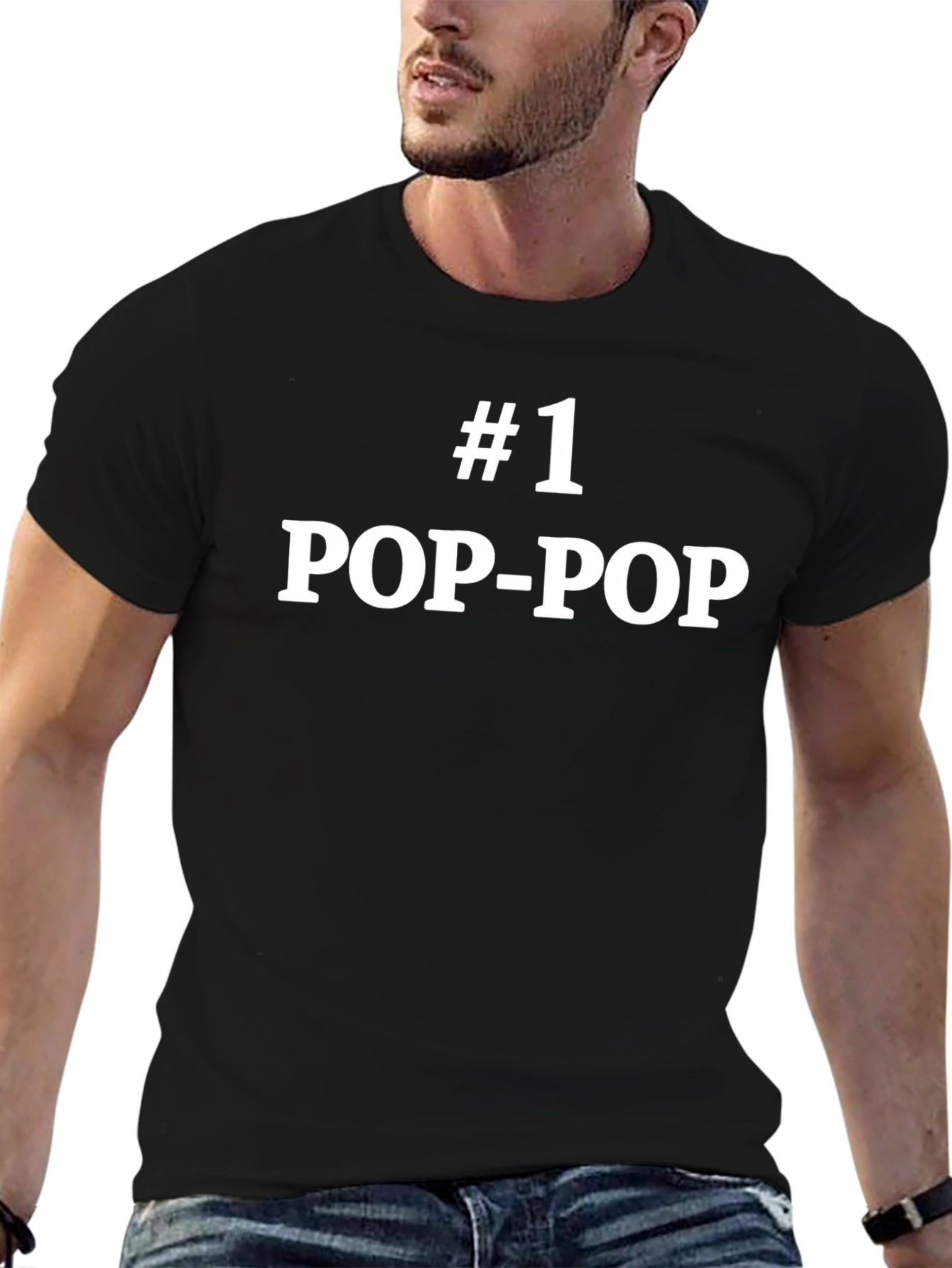 #1 Pop-Pop T-Shirt - Perfect Gift for Grandfathers