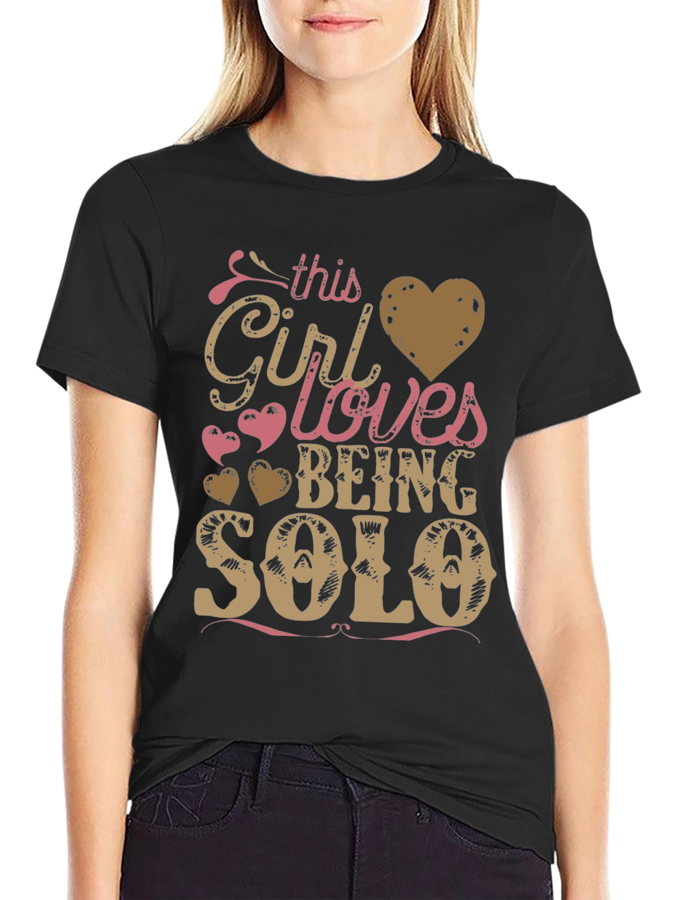 Girl Loves Being Solo T-Shirt
