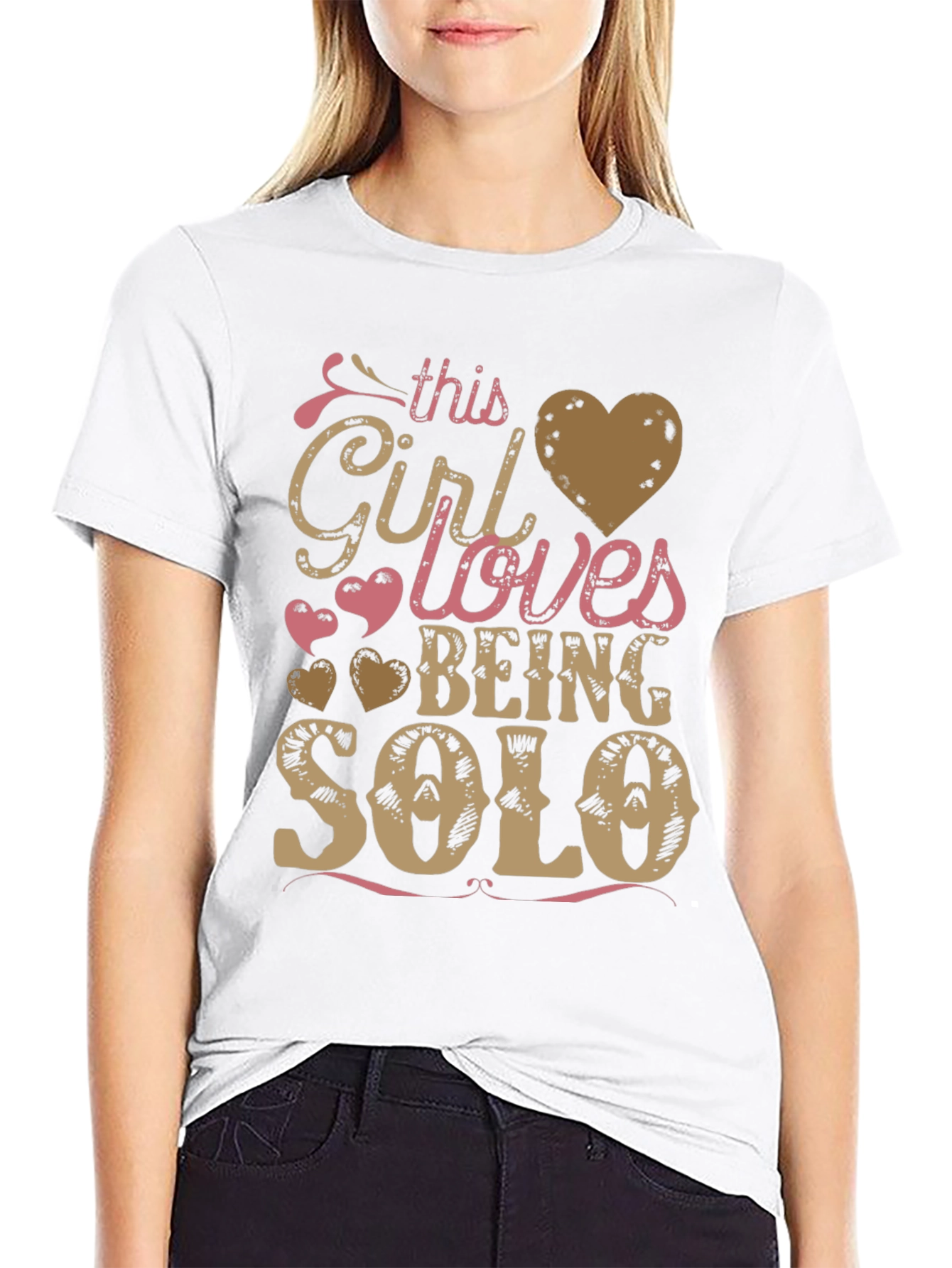Girl Loves Being Solo T-Shirt