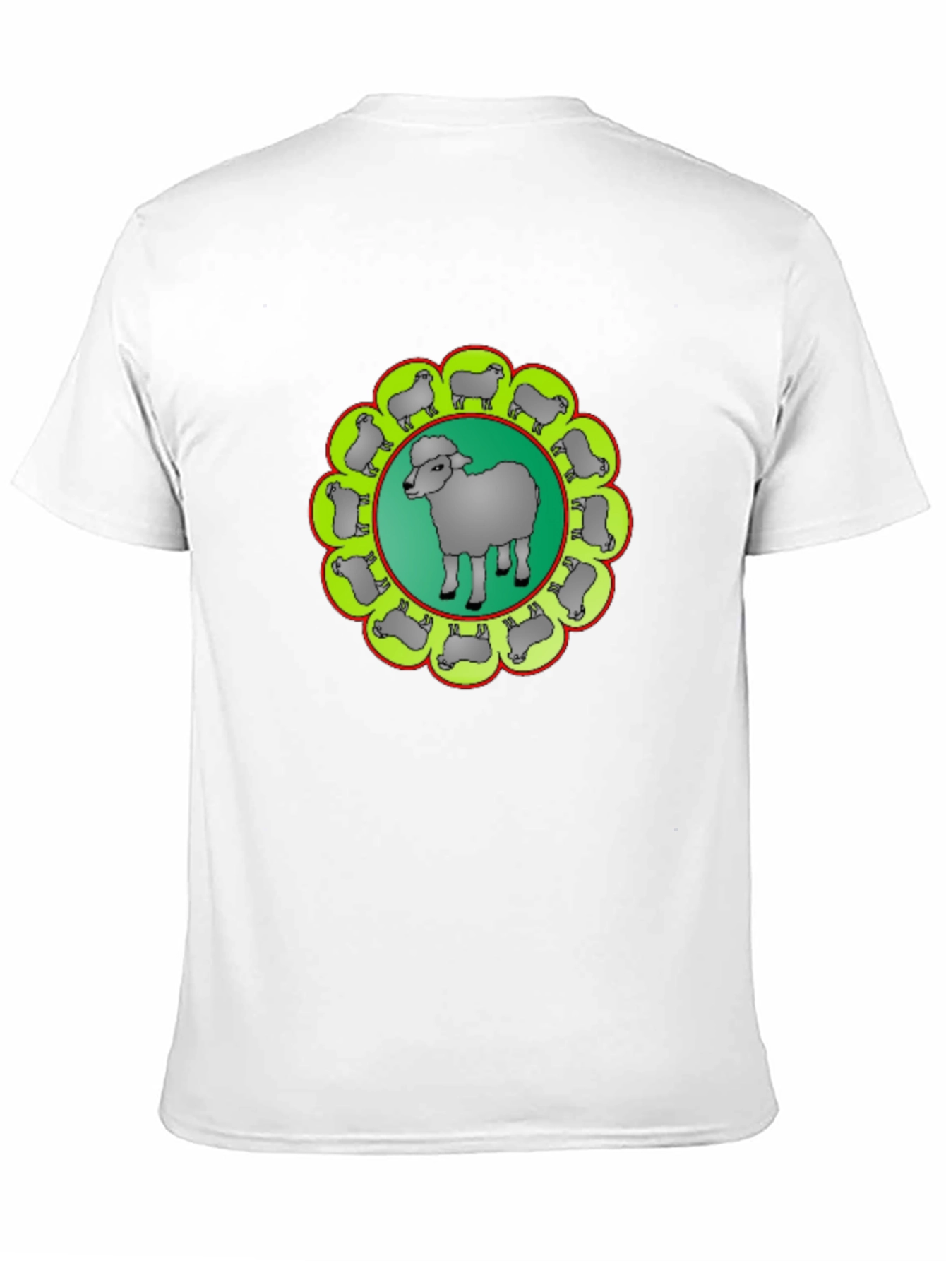 Sheep Circle Graphic Tee