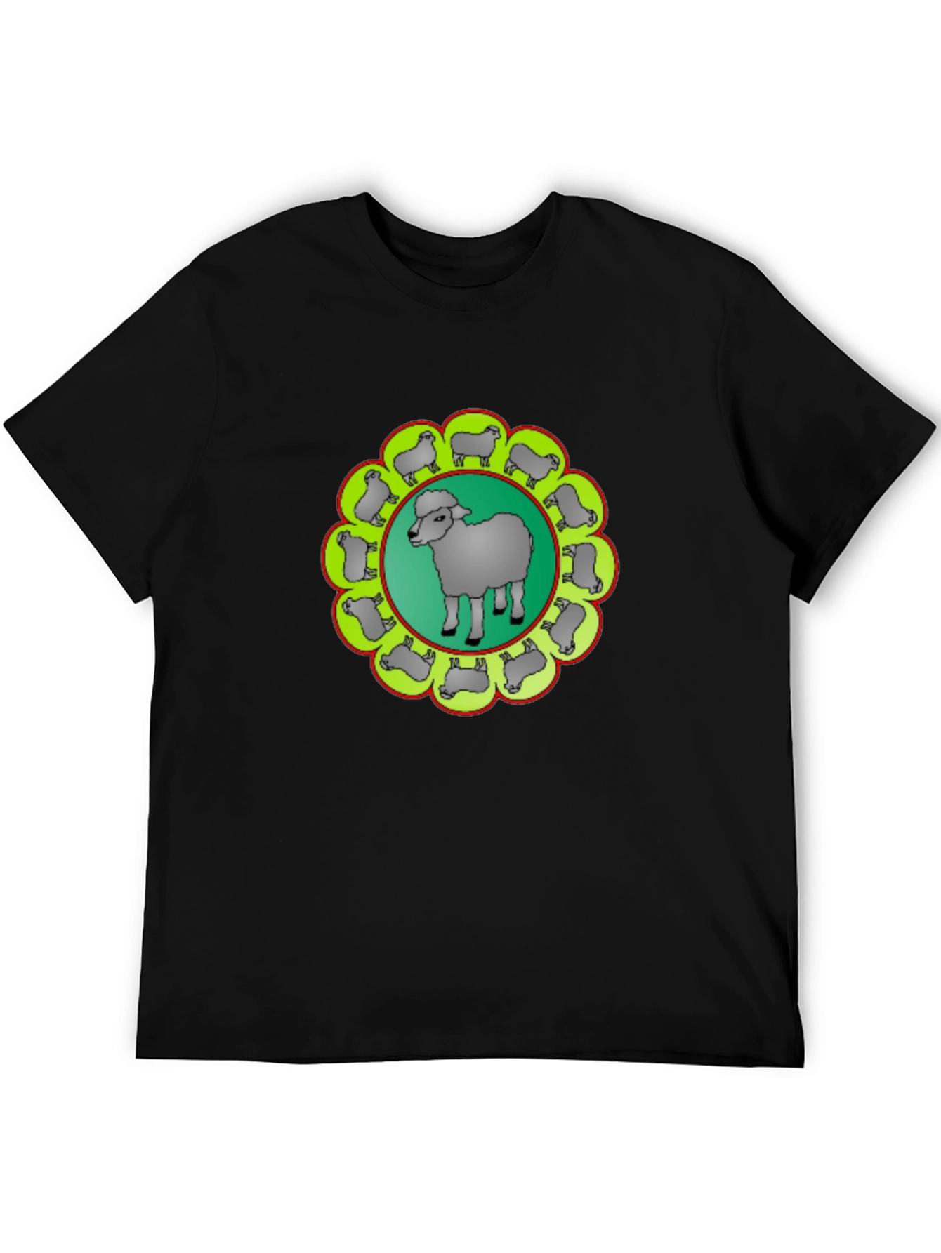 Sheep Circle Graphic Tee
