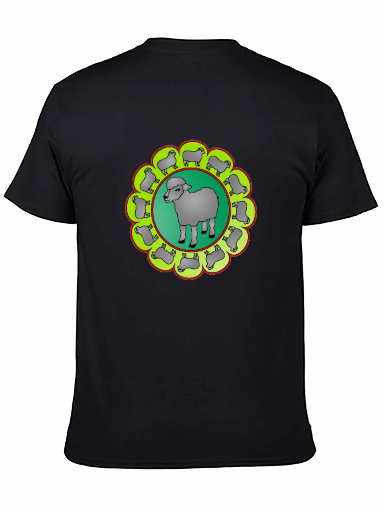 Sheep Circle Graphic Tee