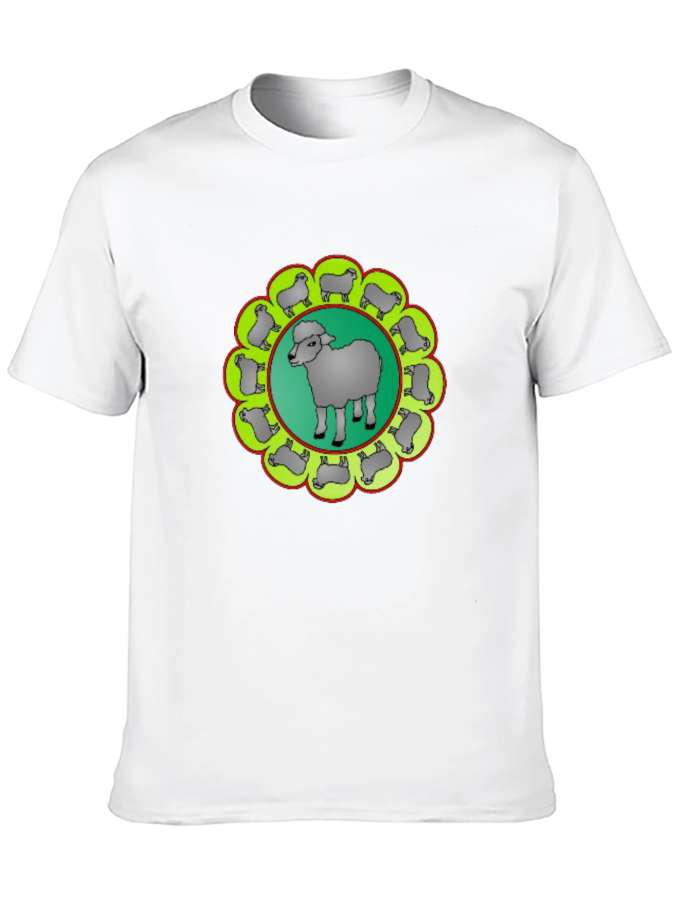 Sheep Circle Graphic Tee