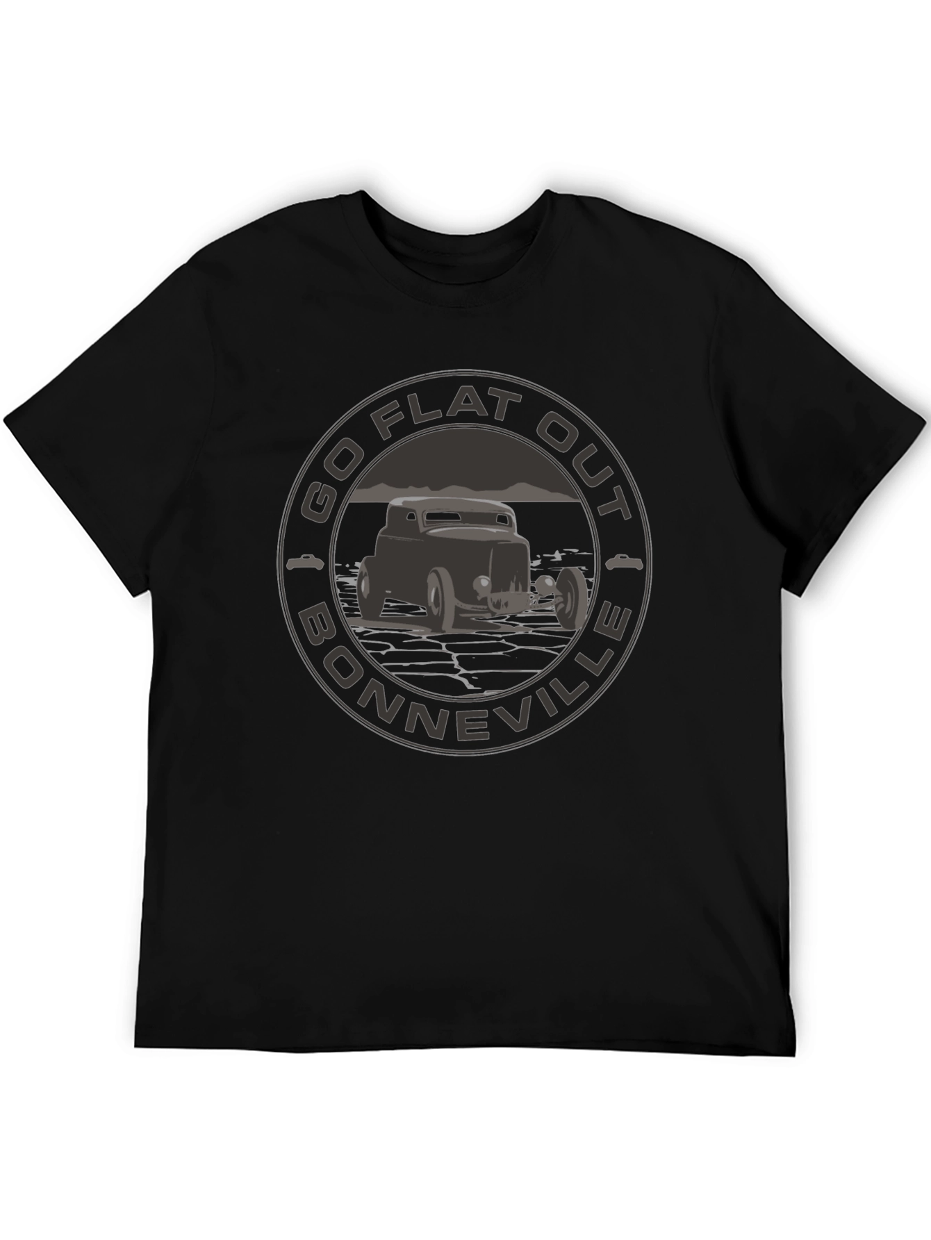 Go Flat Out Bonneville T-Shirt - Hot Rod Design