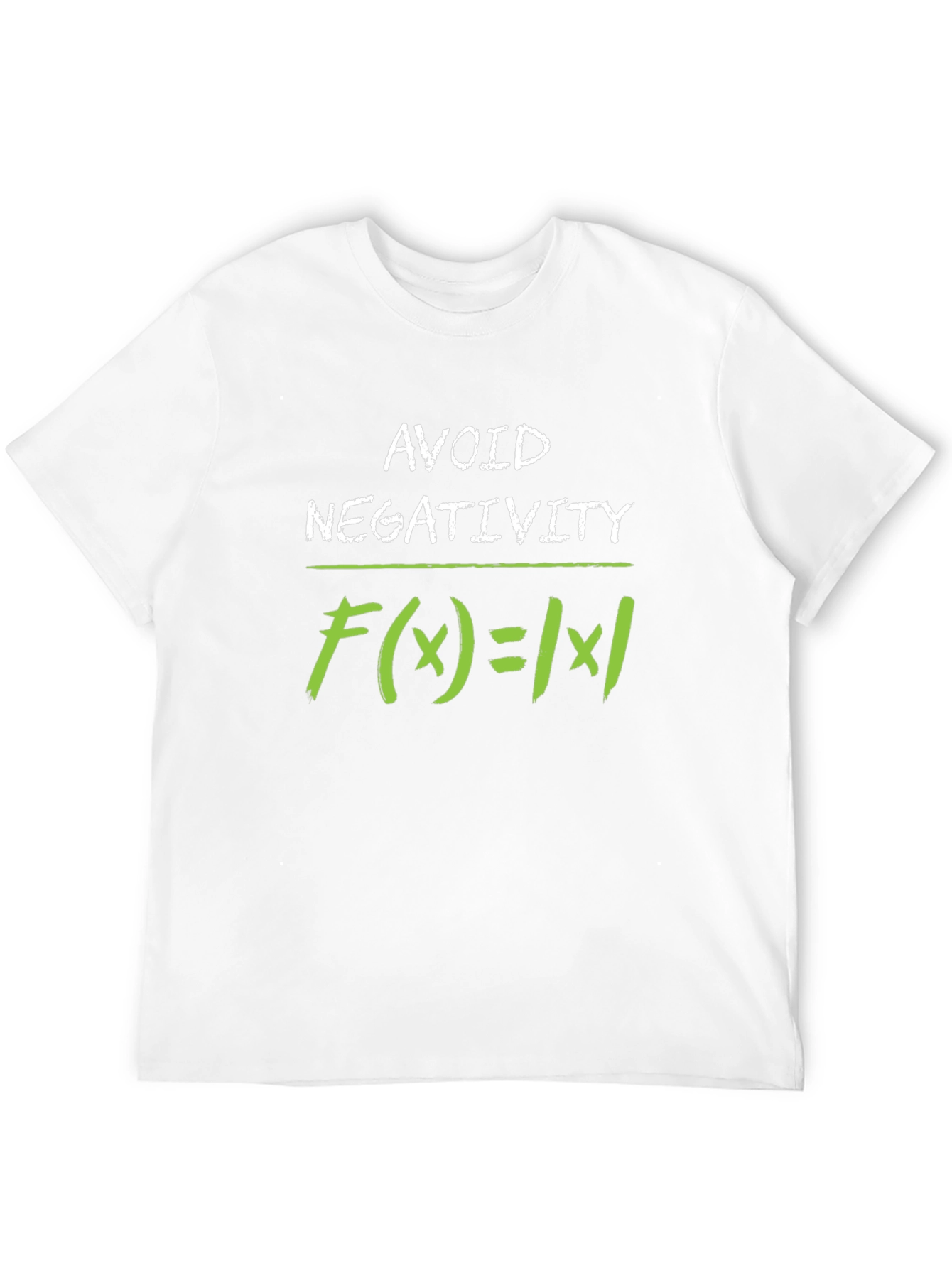 Avoid Negativity Absolute Value Math Humor T-Shirt