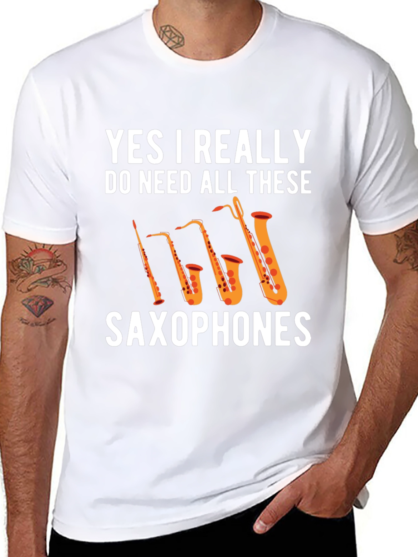 Saxophones T-Shirt: Yes I Really Need All These!