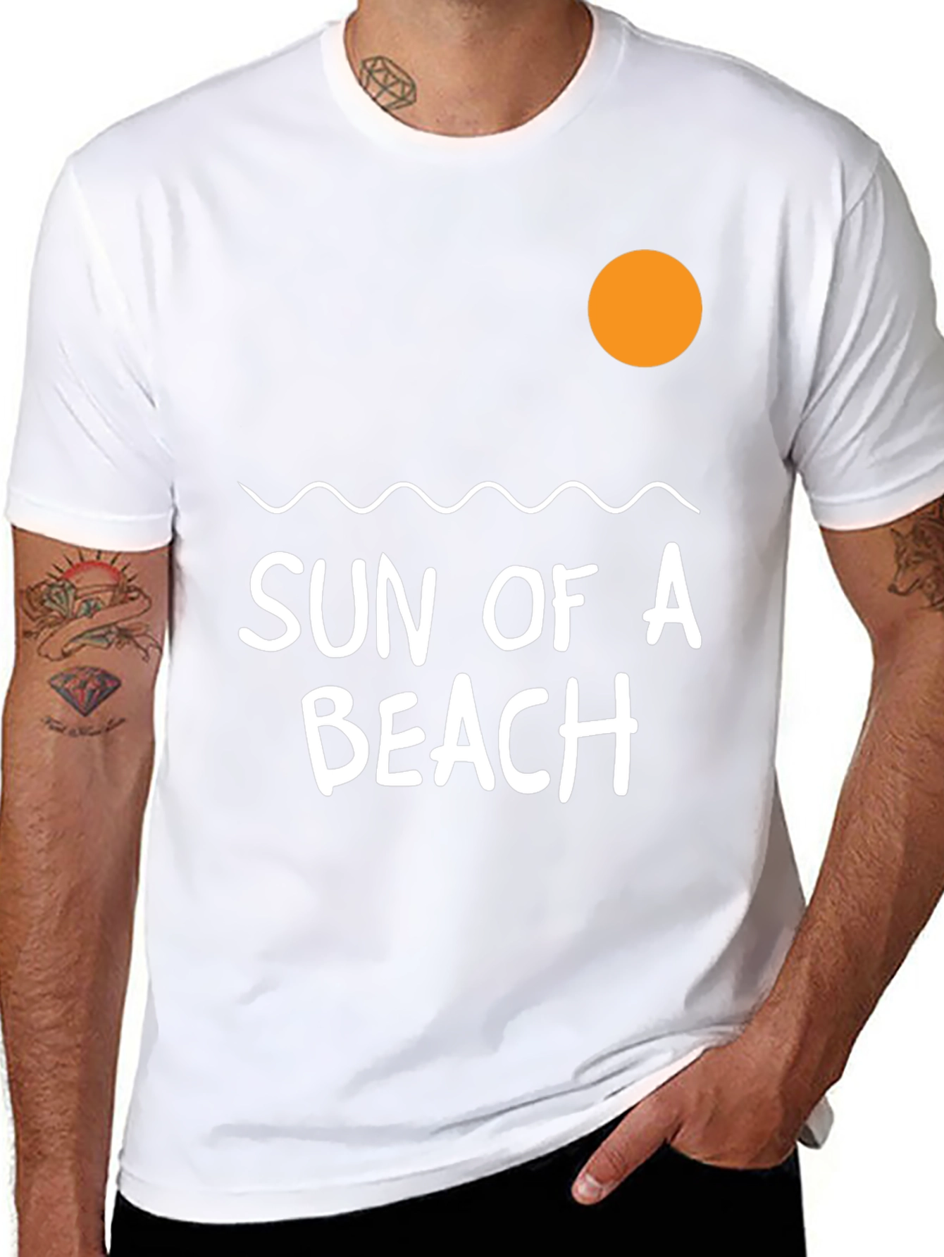 Sun of a Beach Graphic Tee - Summer Fun!