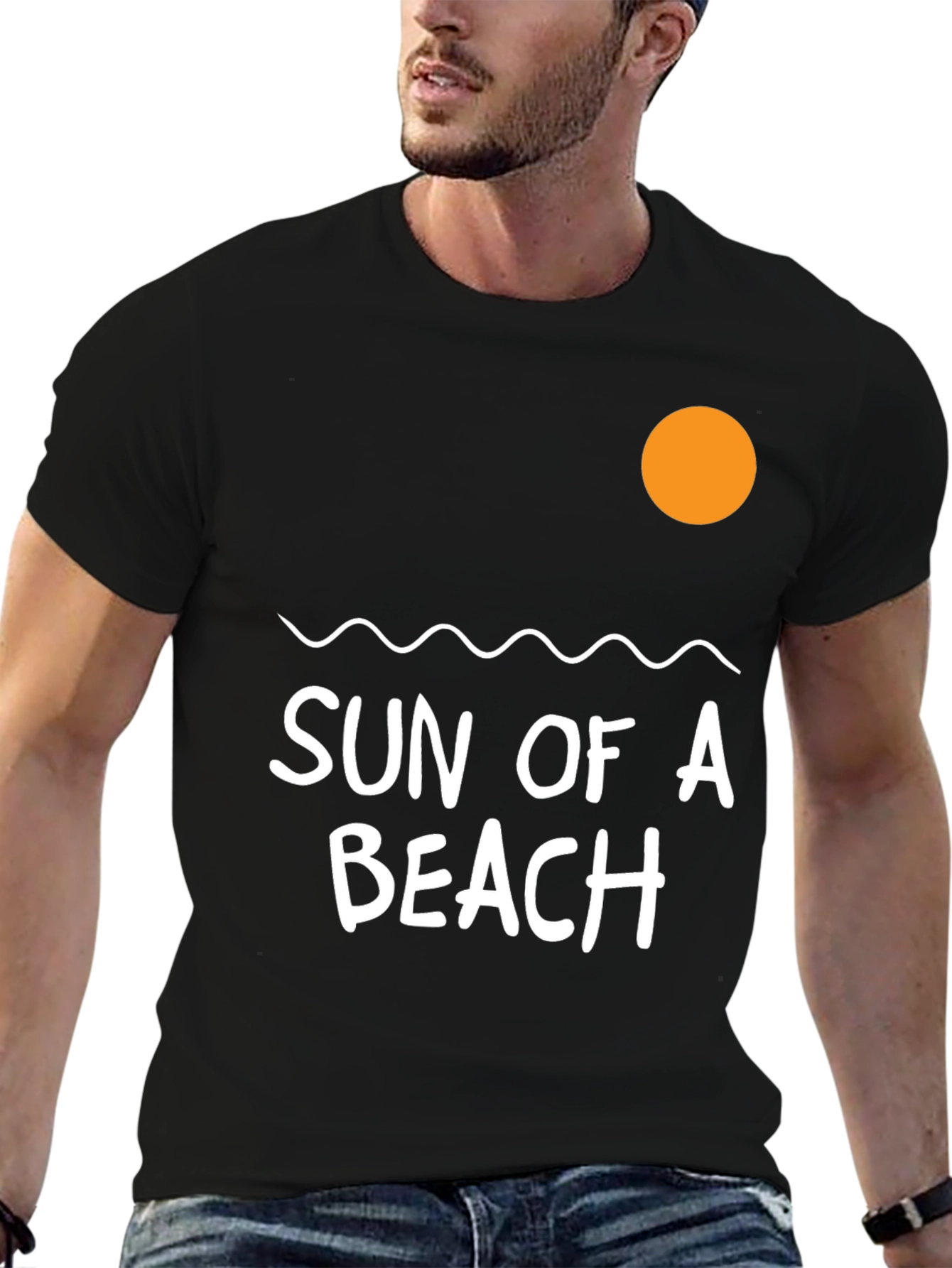 Sun of a Beach Graphic Tee - Summer Fun!