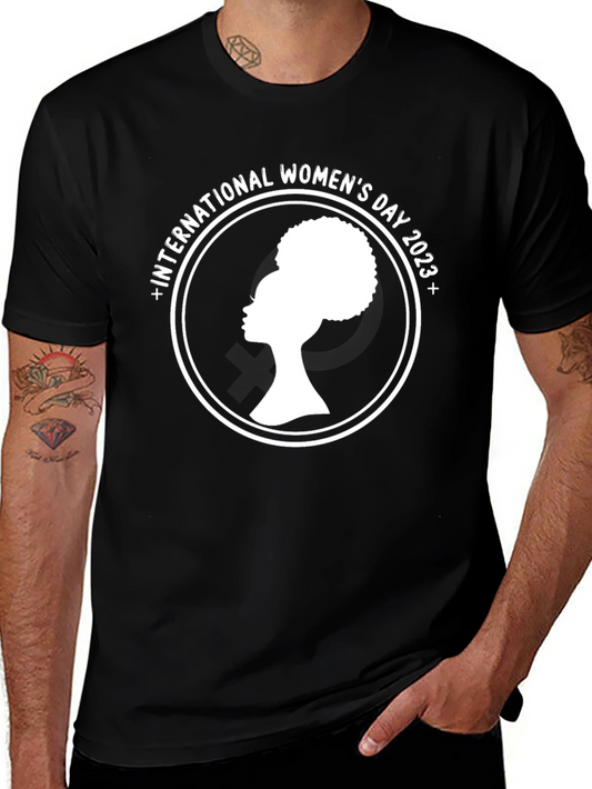 International Womens Day 2023 Black Tee
