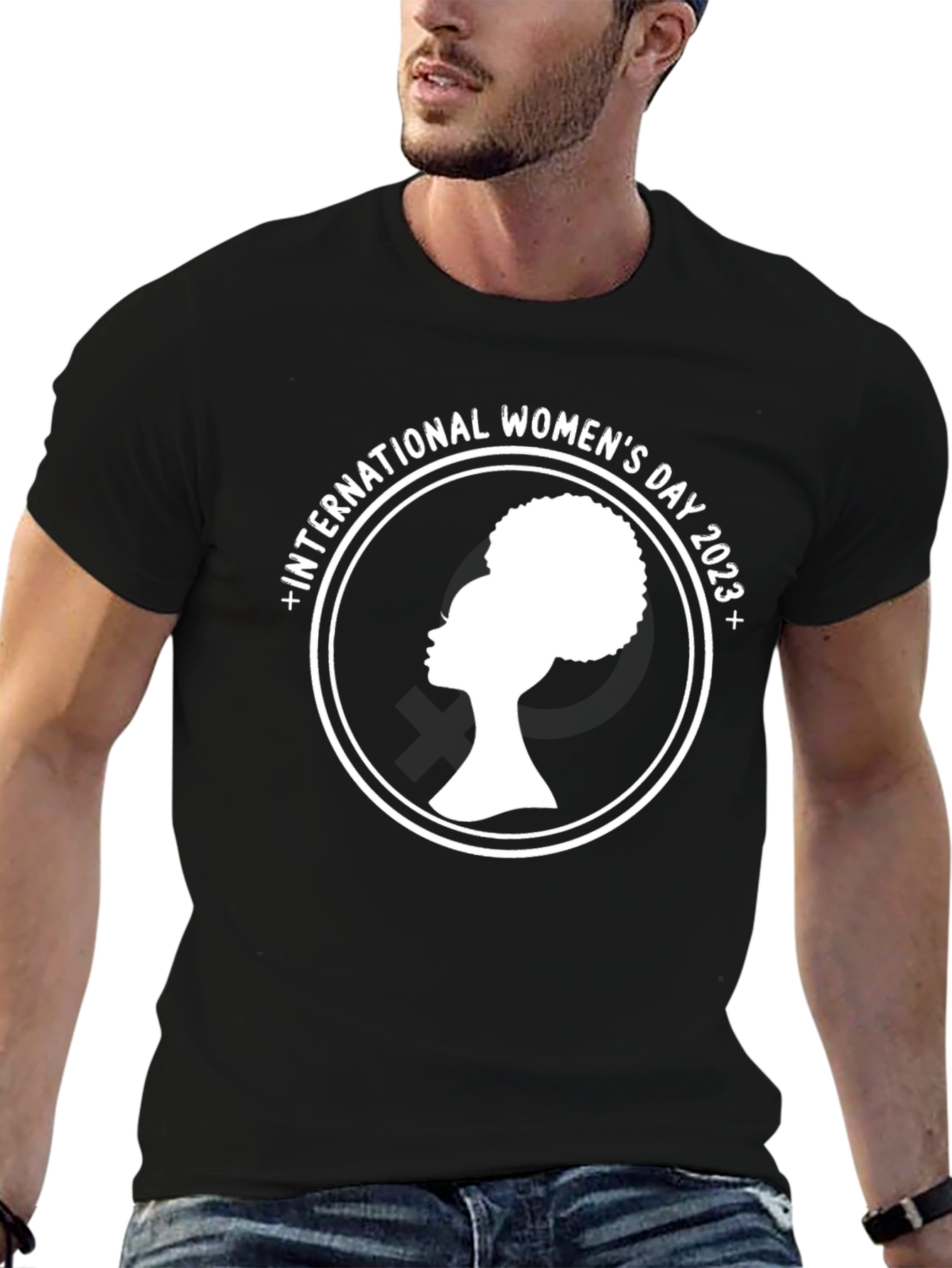 International Womens Day 2023 Black Tee