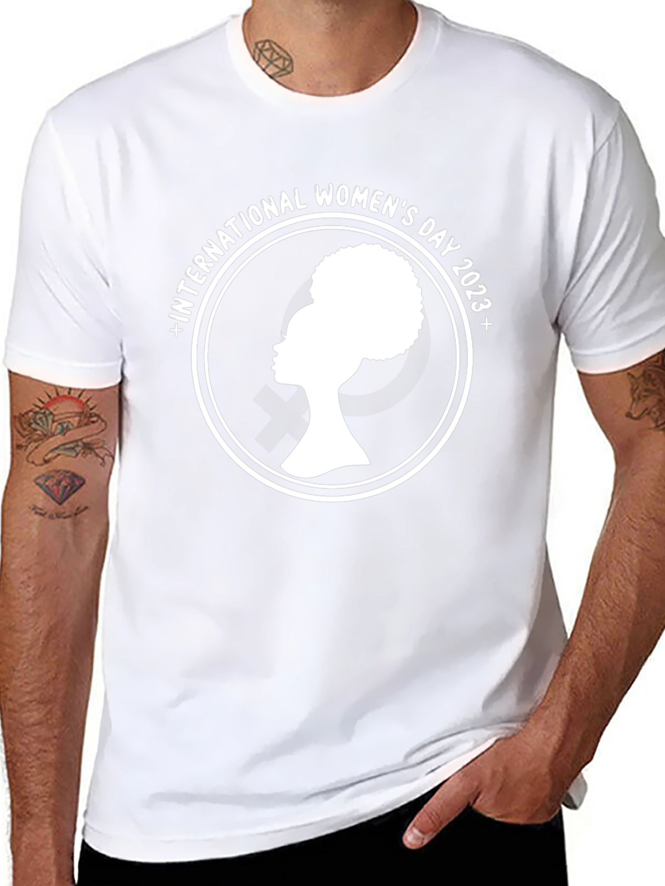 International Womens Day 2023 Black Tee